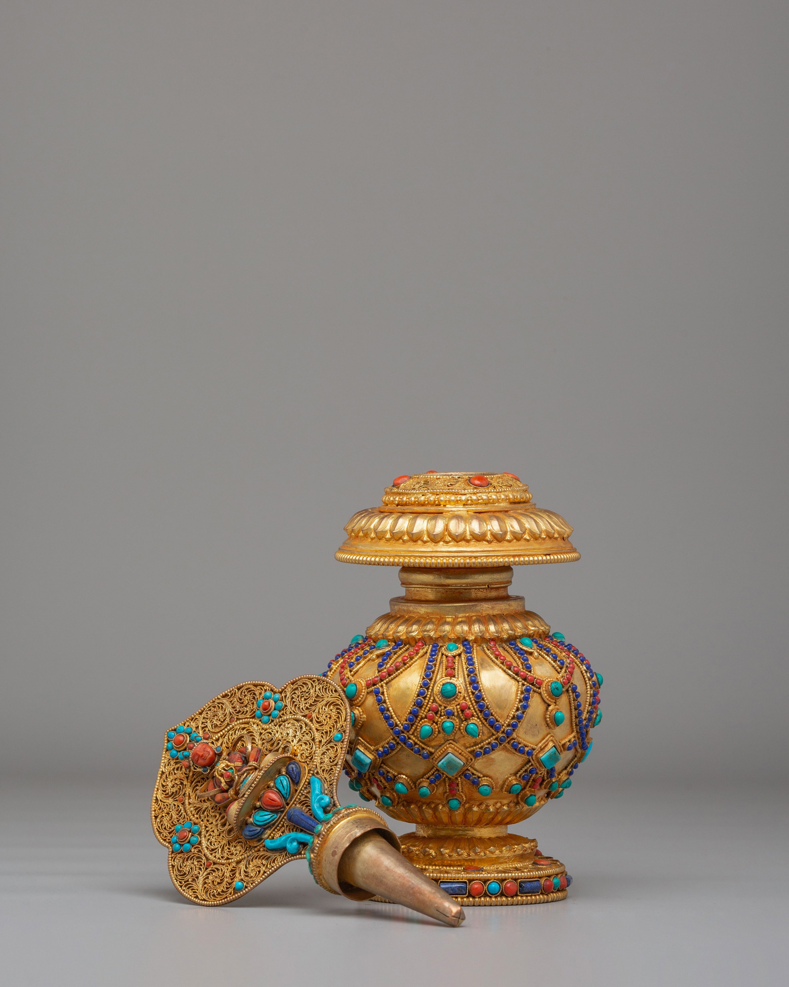 Sacred Amitayus Bhumba | Tibetan Ritual Water Pot