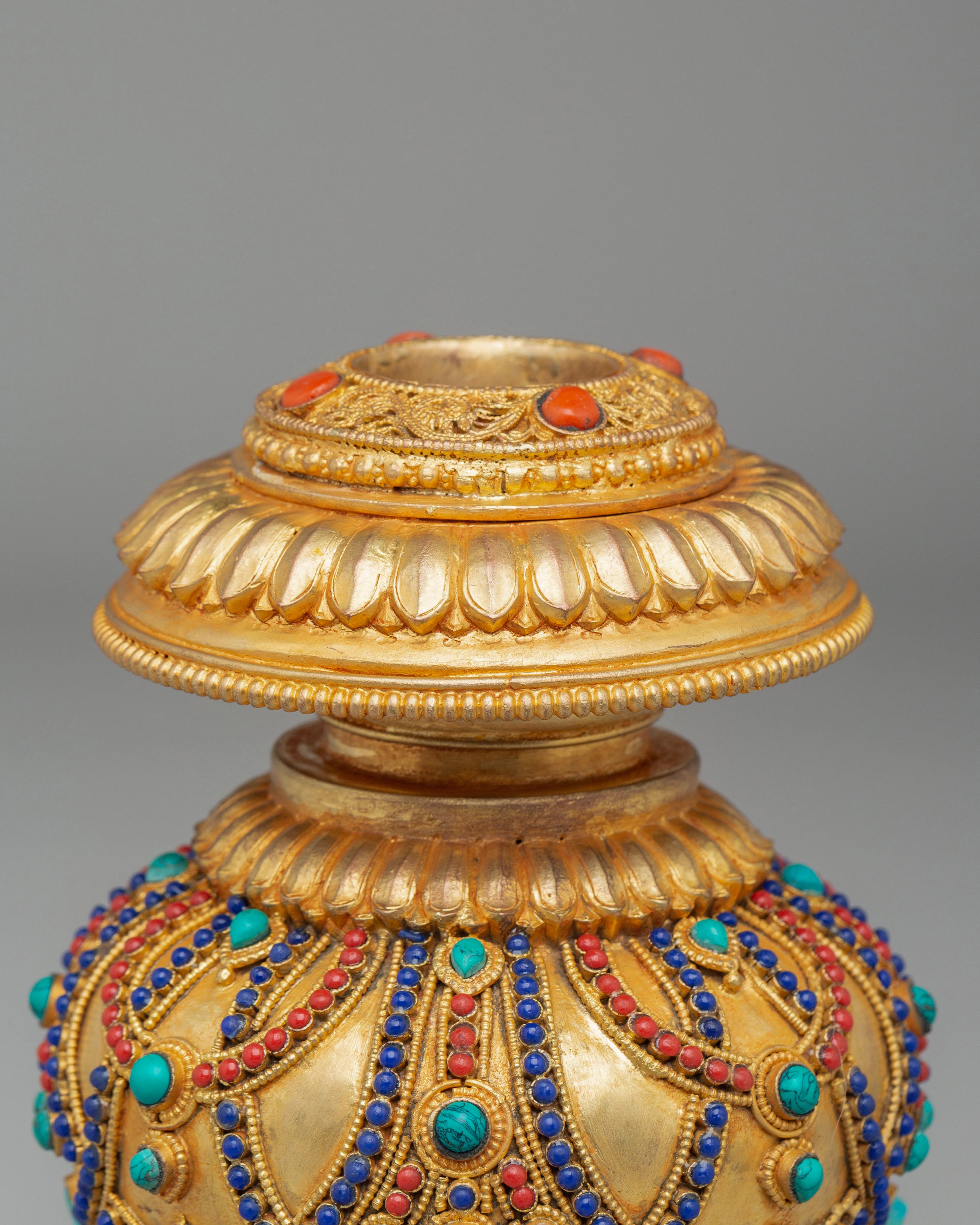 Sacred Amitayus Bhumba | Tibetan Ritual Water Pot