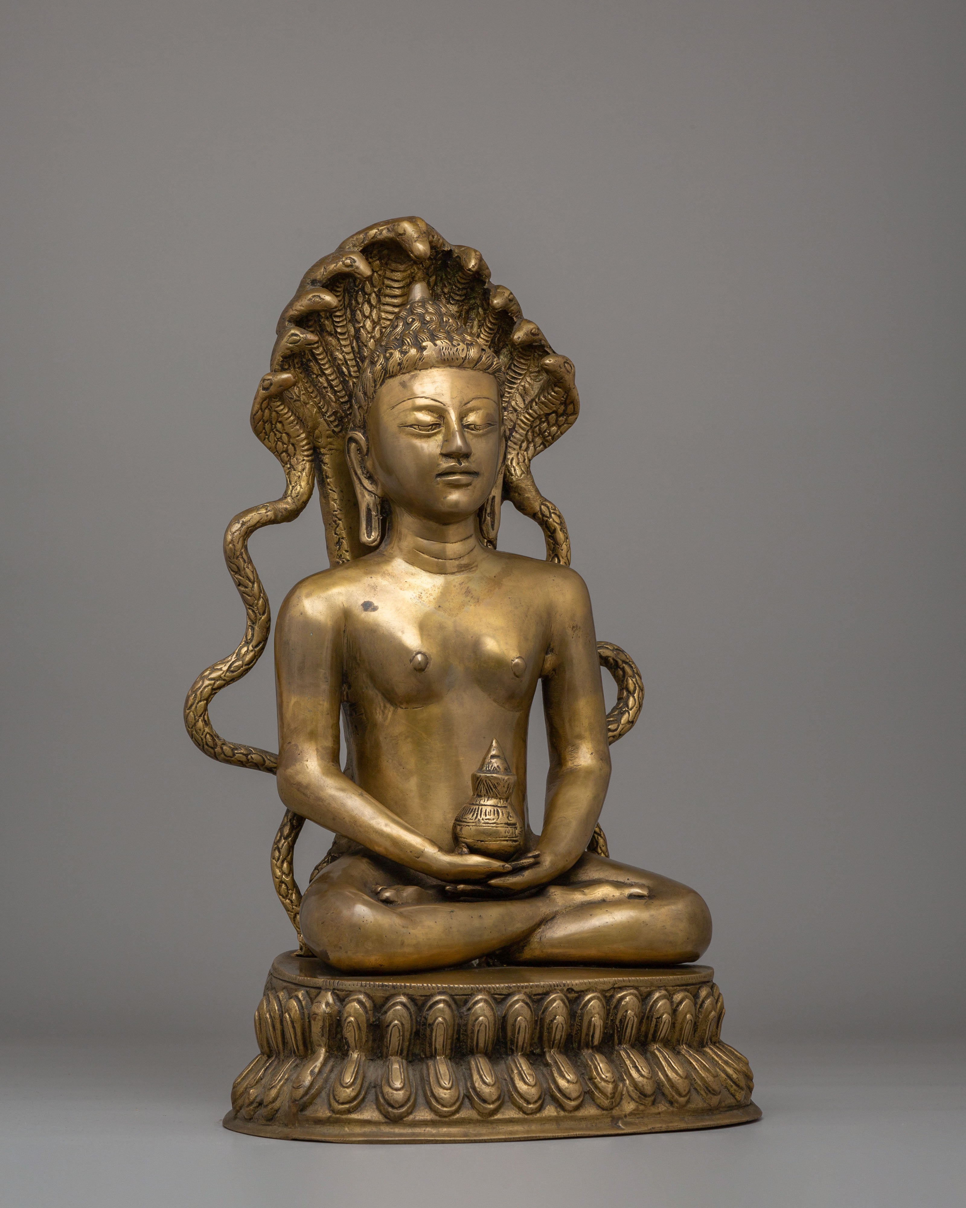 Handcrafted Nagarjuna Statue | Tibetan Buddhist Sculpture