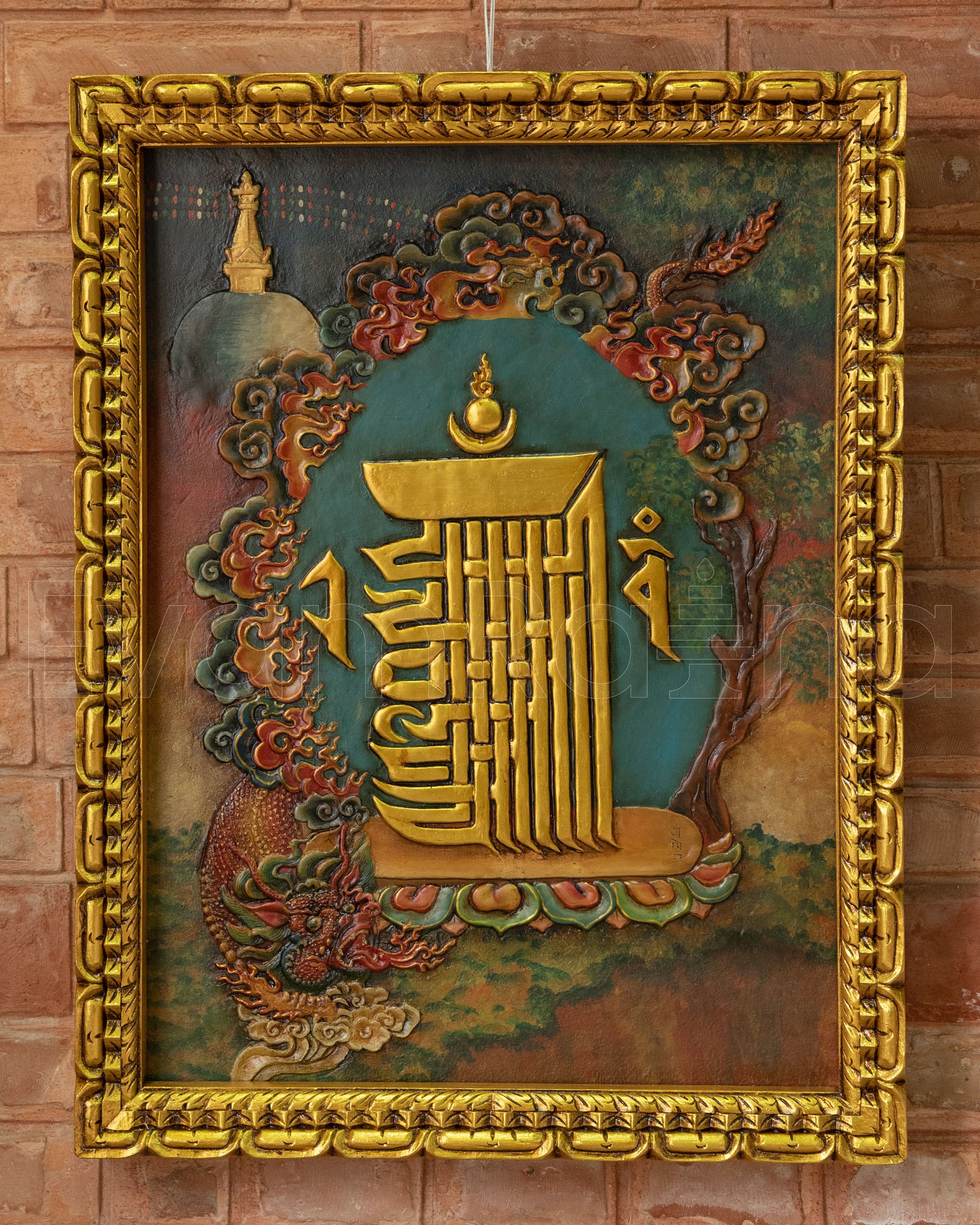 Tibetan Kalachakra Wall Hanging