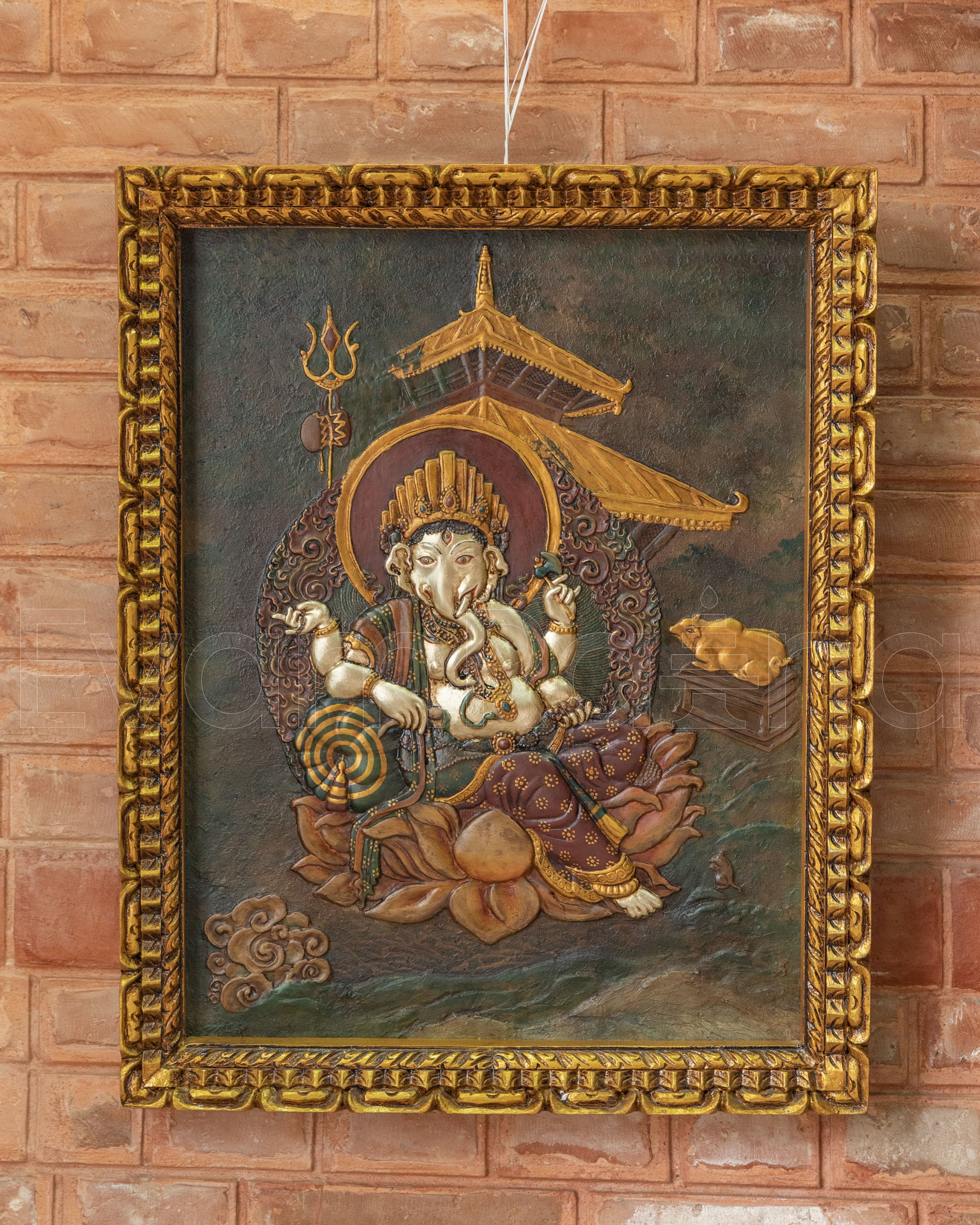 Sacred Ganesha Wall Hanging