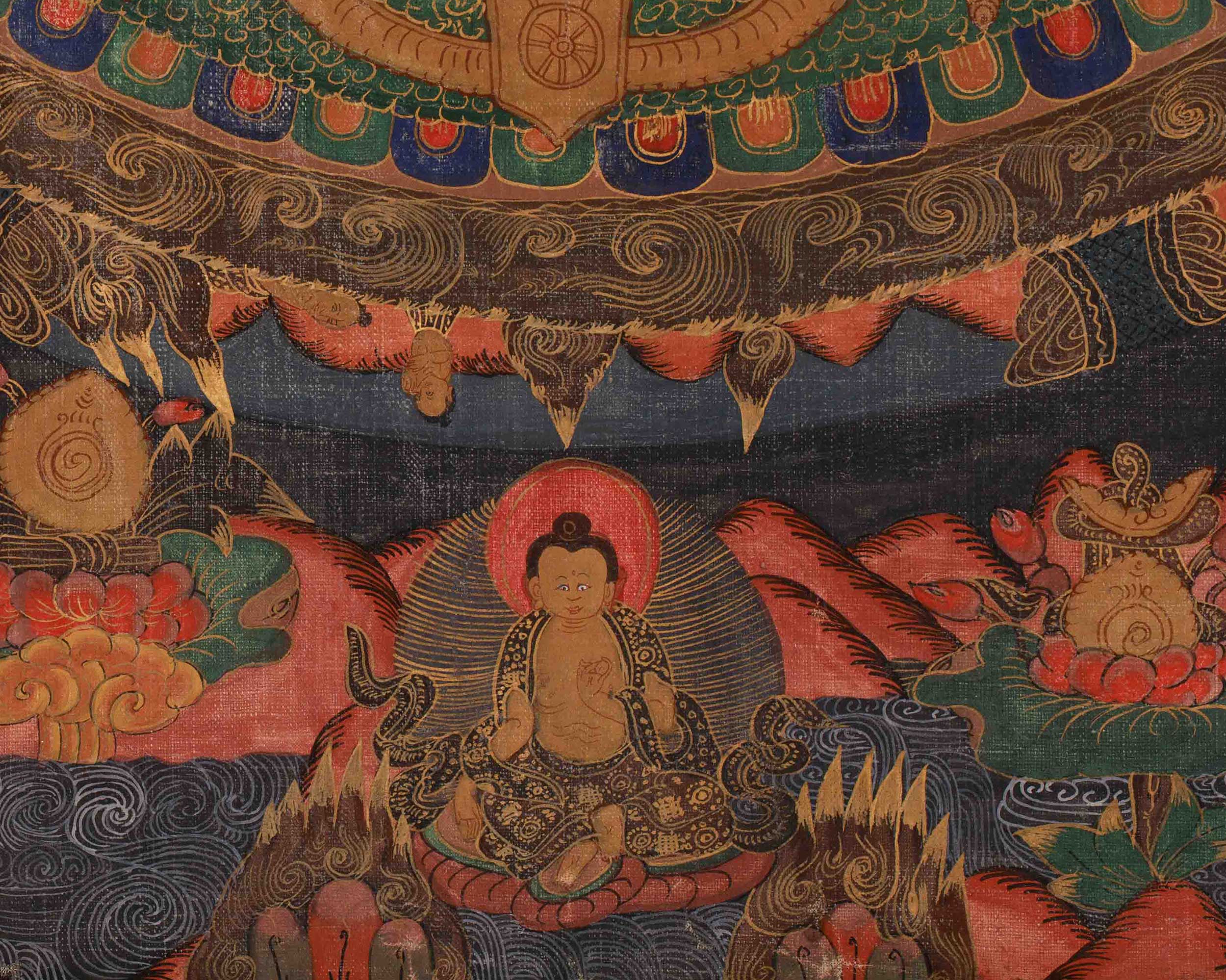 Traditional Deity Mandala Art | Protection, Wisdom, and Spiritual Practice