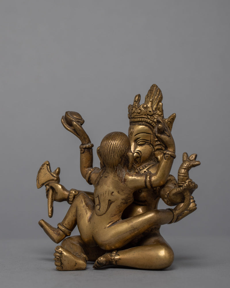 Face Painting of Sacred Ganesh Consort Sculpture | Seek Their Divine Guidance and Blessings