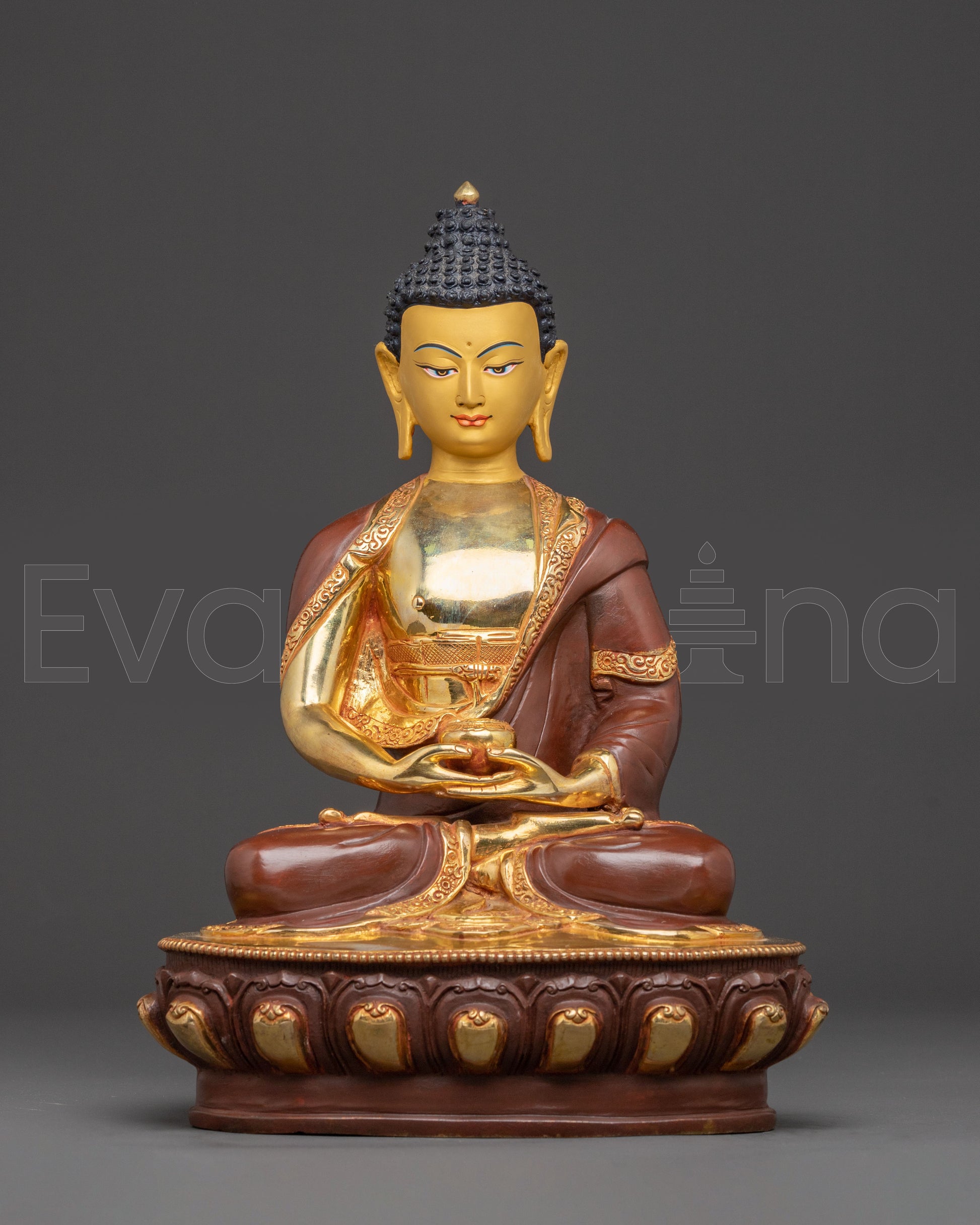 Spiritual Tibetan Amitabha Buddha Statue