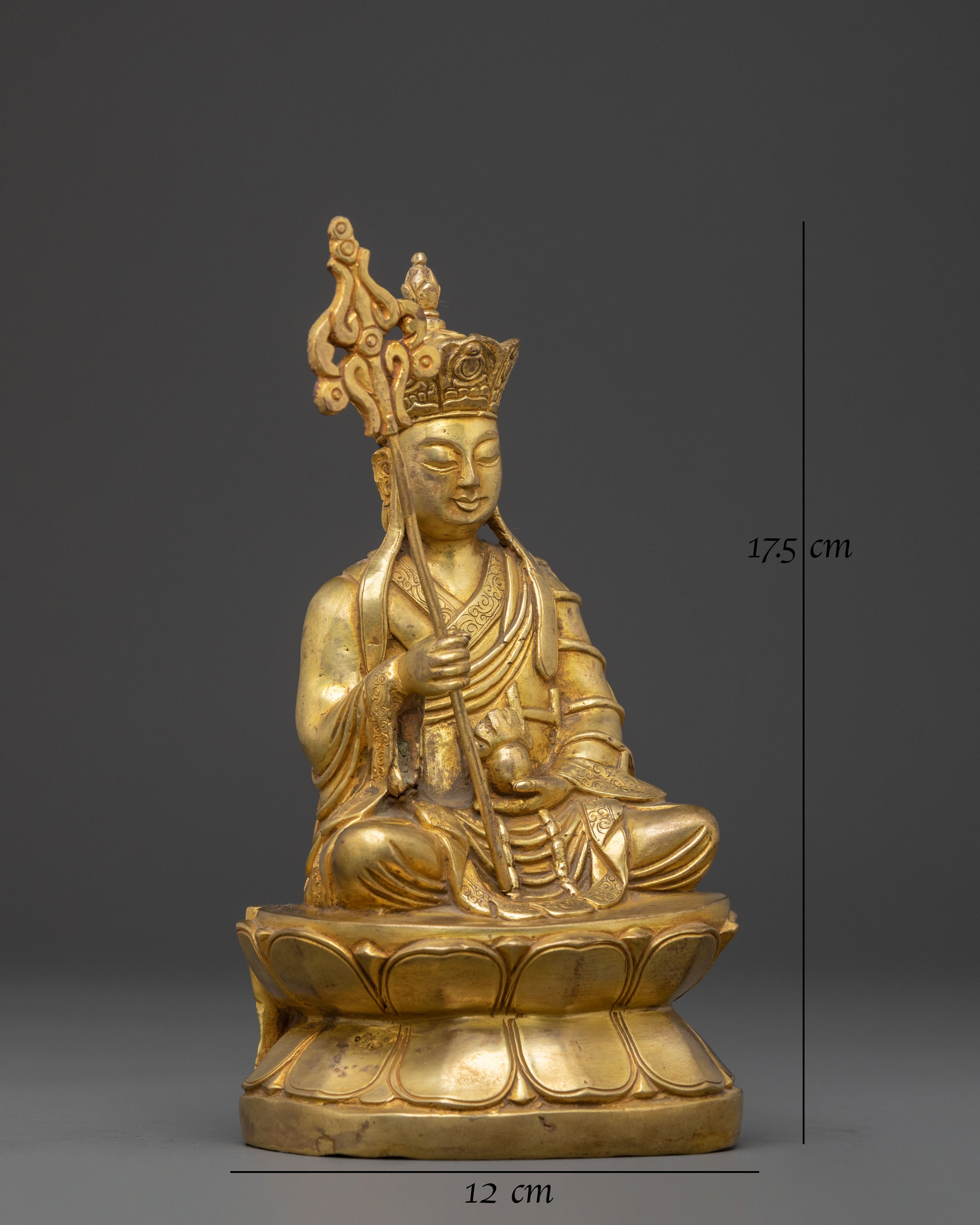 Tibetan Kshitigarbha Deity Sculpture | Spiritual Home Decor