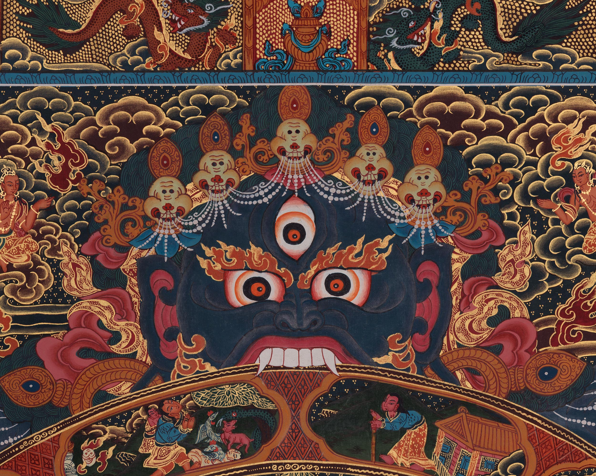 Wheel of Life Buddhist Artwork | Symbolizing Buddha’s Teachings