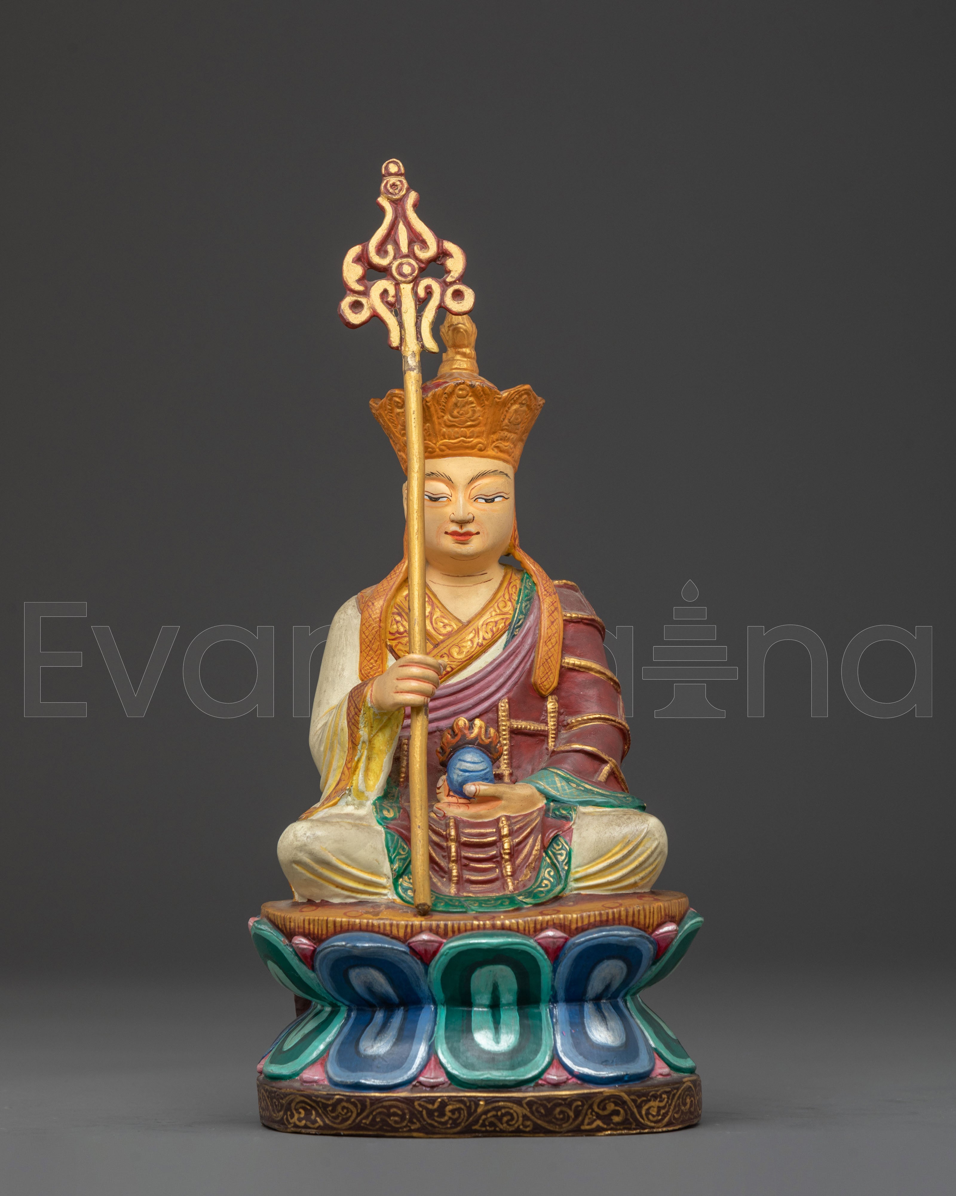 Handmade Kshitigarbha Sacred Sculpture  