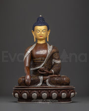 Sacred Meditation Shakyamuni Buddha Sculpture   