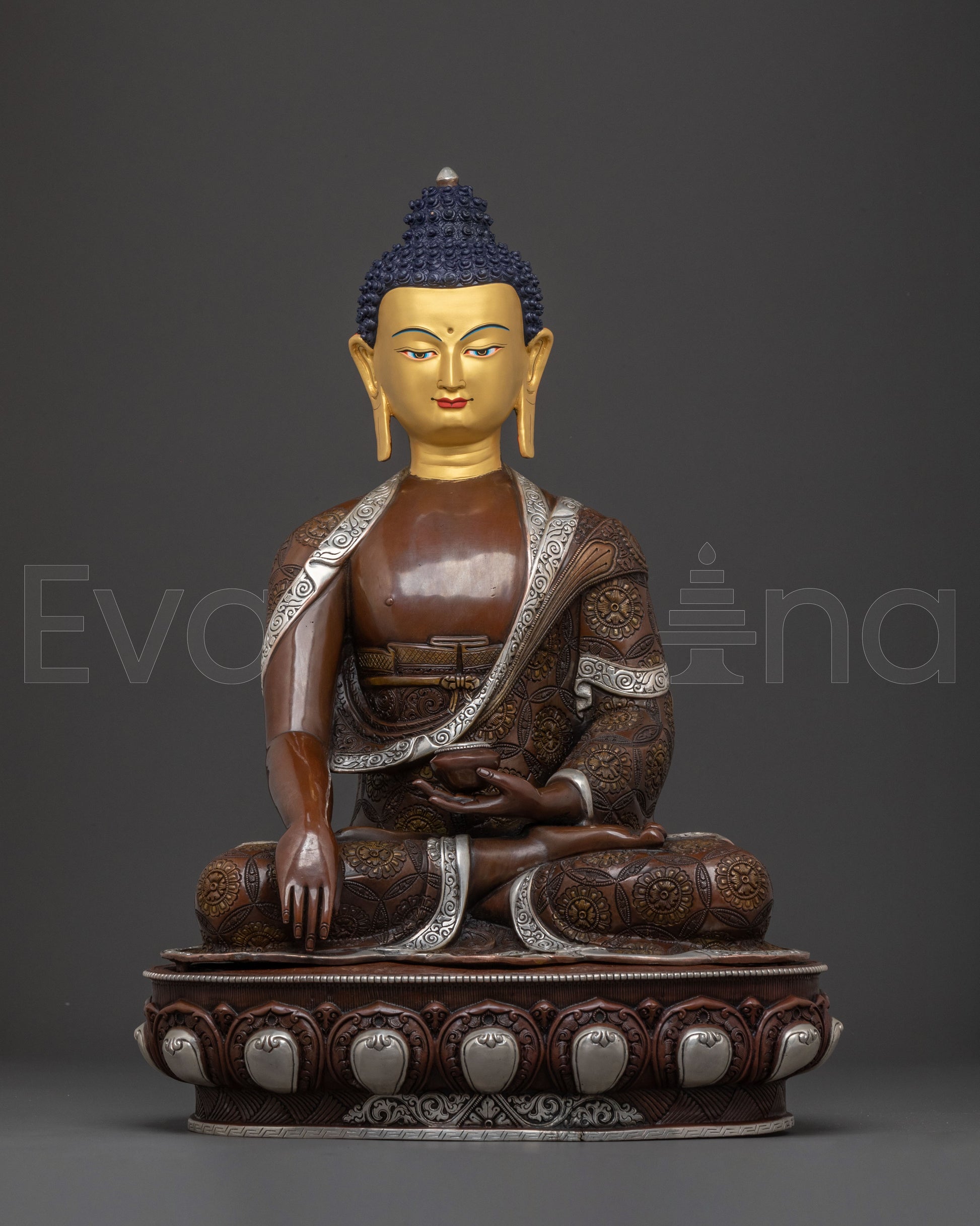 Sacred Meditation Shakyamuni Buddha Sculpture   