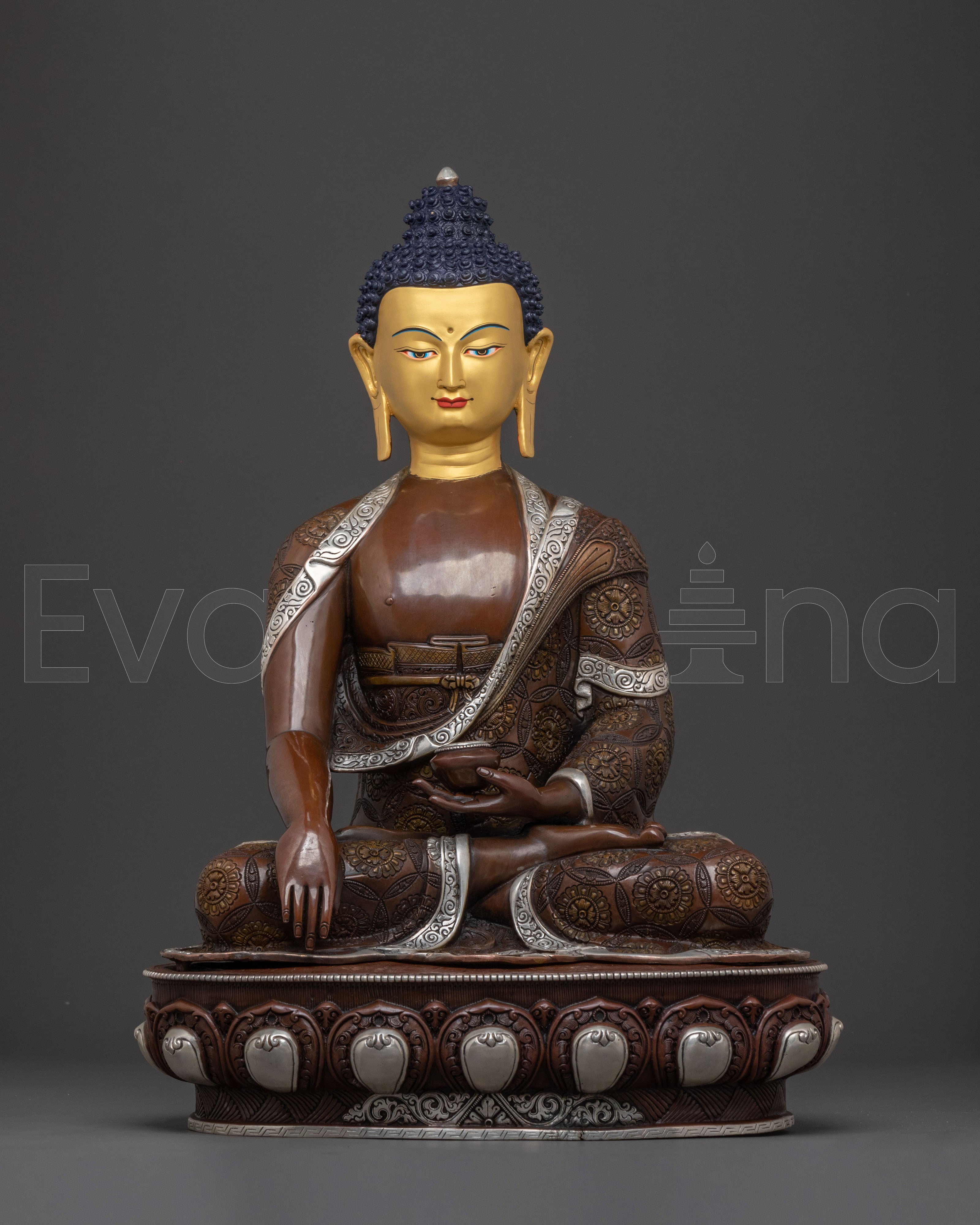 Sacred Meditation Shakyamuni Buddha Sculpture   