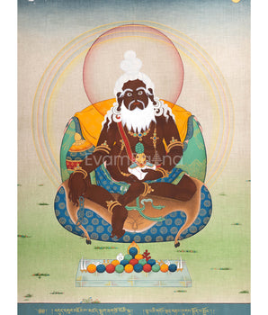 Thang Tong Gyalpo Thangka Print | Traditional Buddhist Wall Decor