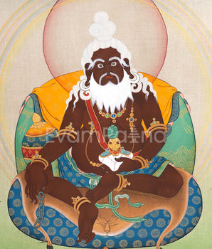 Thang Tong Gyalpo Thangka Print | Traditional Buddhist Wall Decor