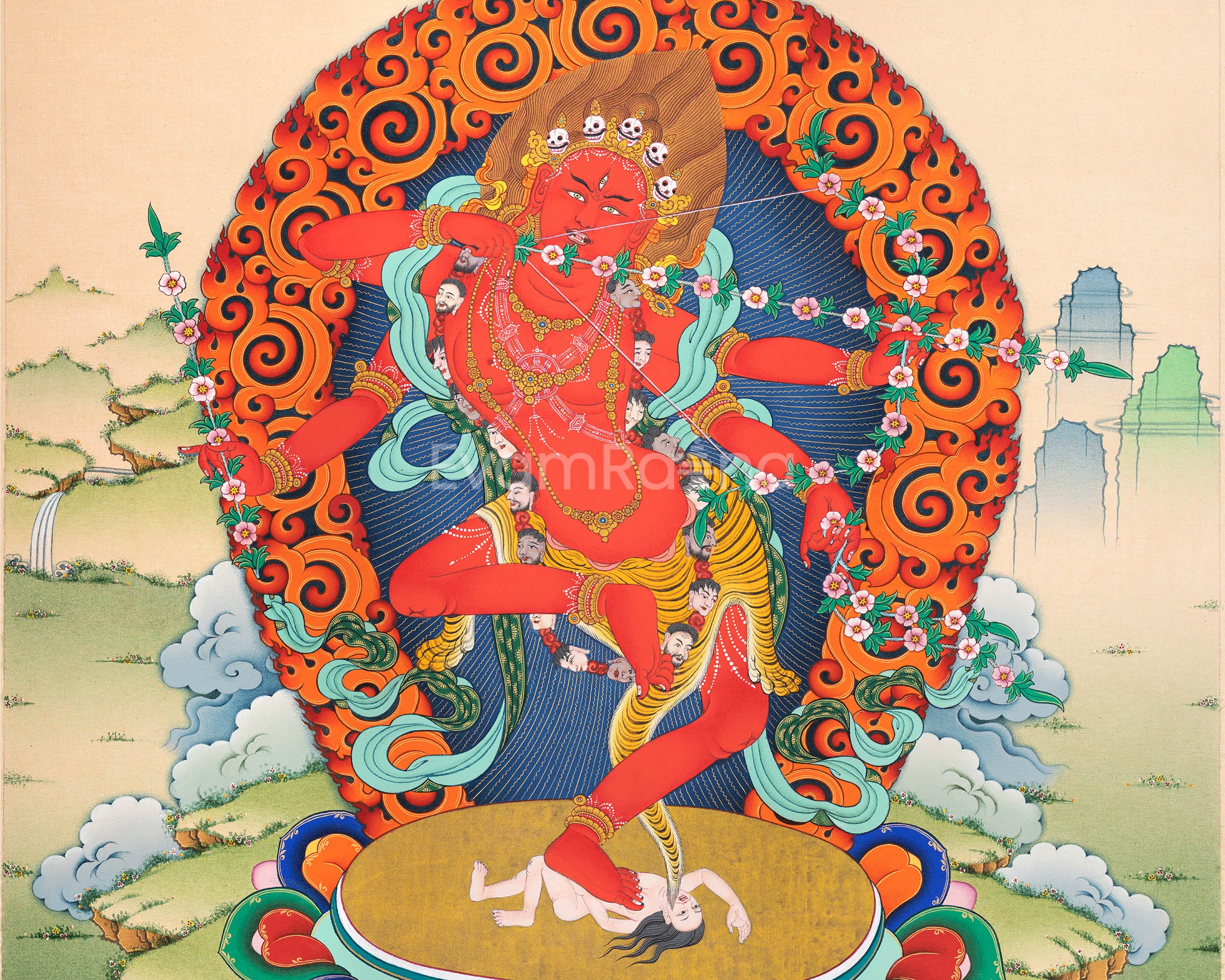 Kurukulla Canvas Print | High Quality Art as a Goddess of Love