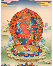 Kurukulla Canvas Print | High Quality Art as a Goddess of Love