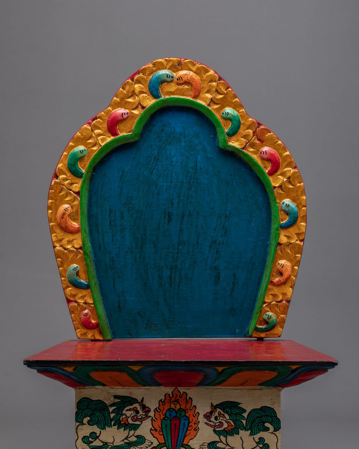 Wooden Altar Throne | Reverent Place for Connection and Devotion
