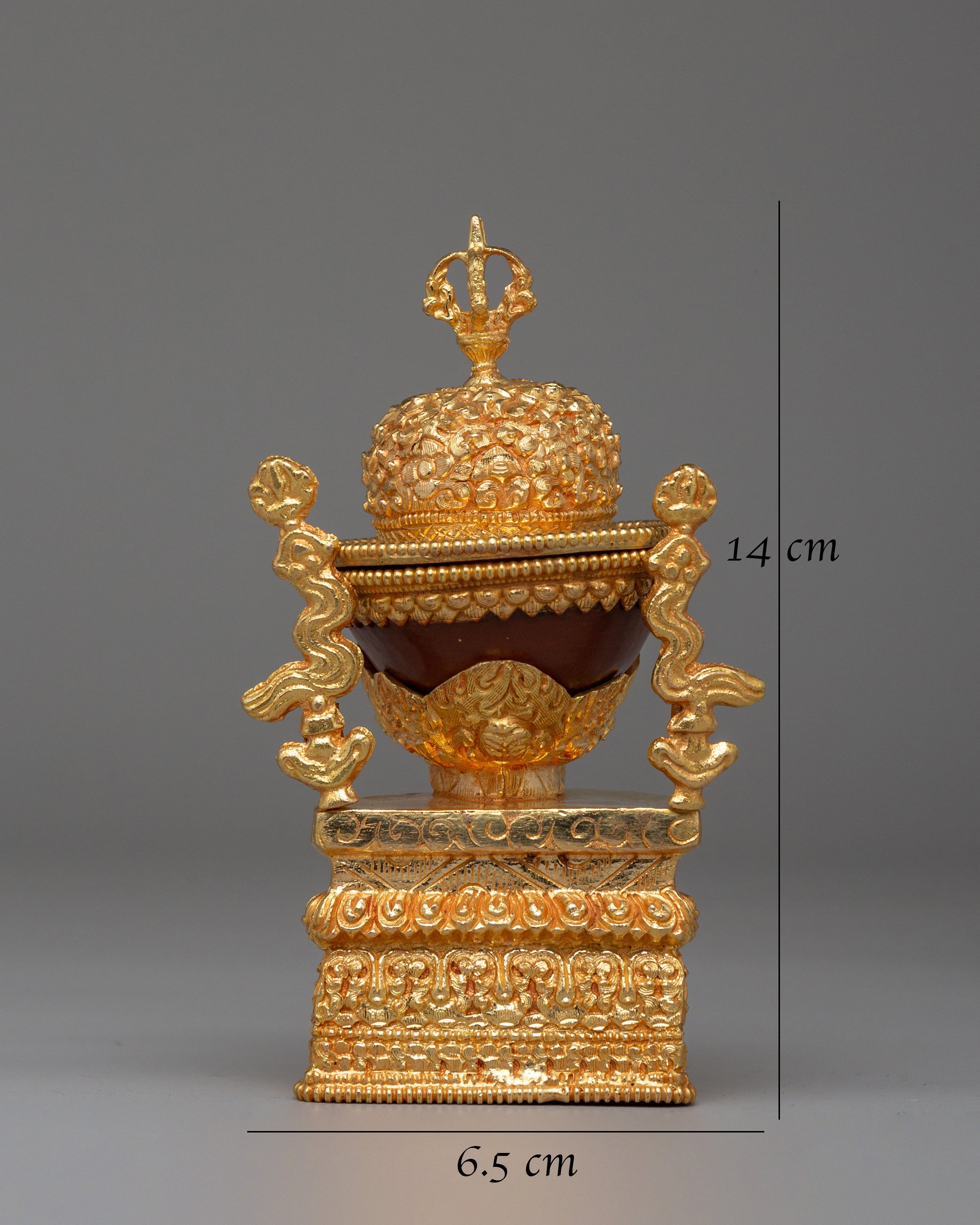 Handmade Altar Kapala | Ritual Offering Vessel