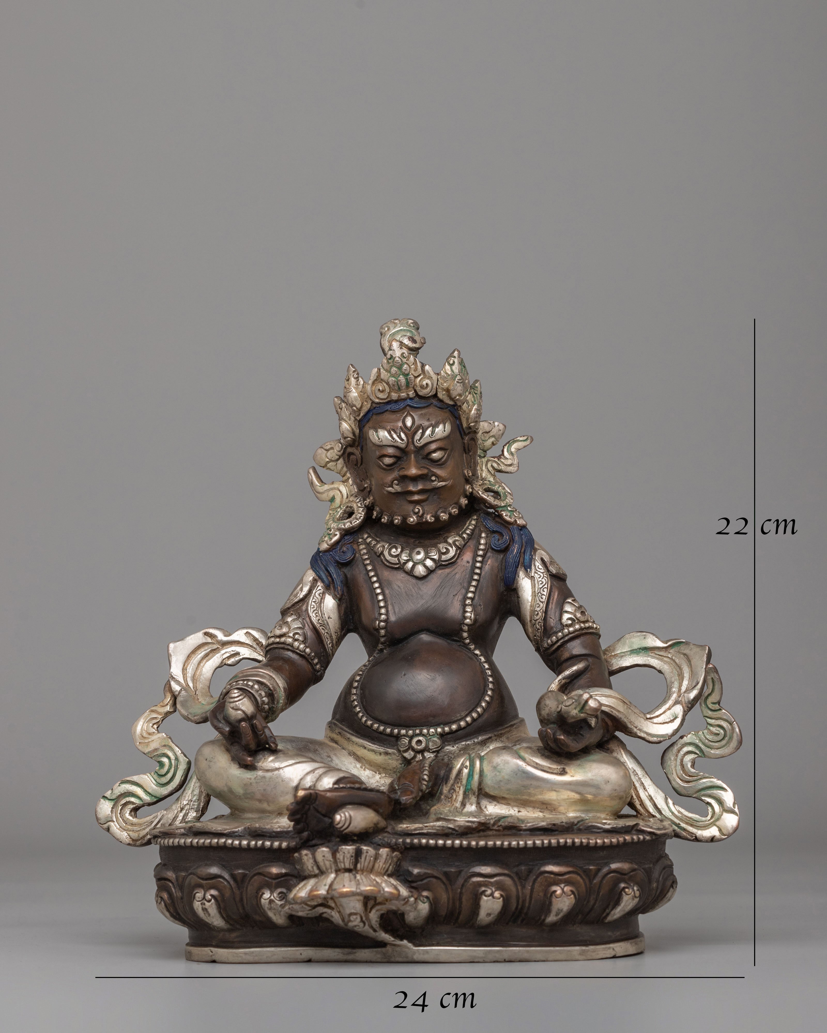 Wealth Lord Jambhala Statue | Sacred Tibetan Sculpture for Abundance