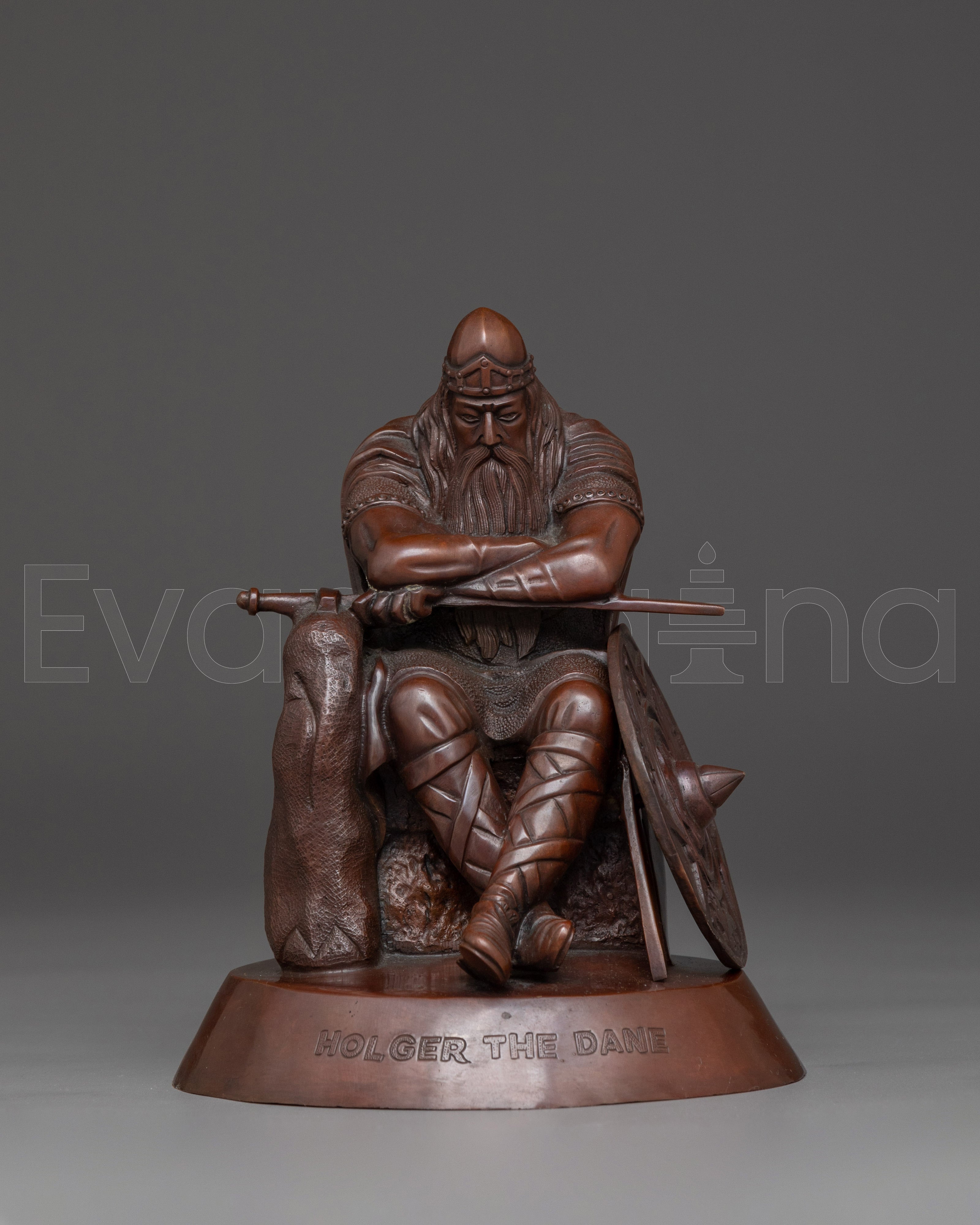 Handcrafted Holger Danske  Sculpture 