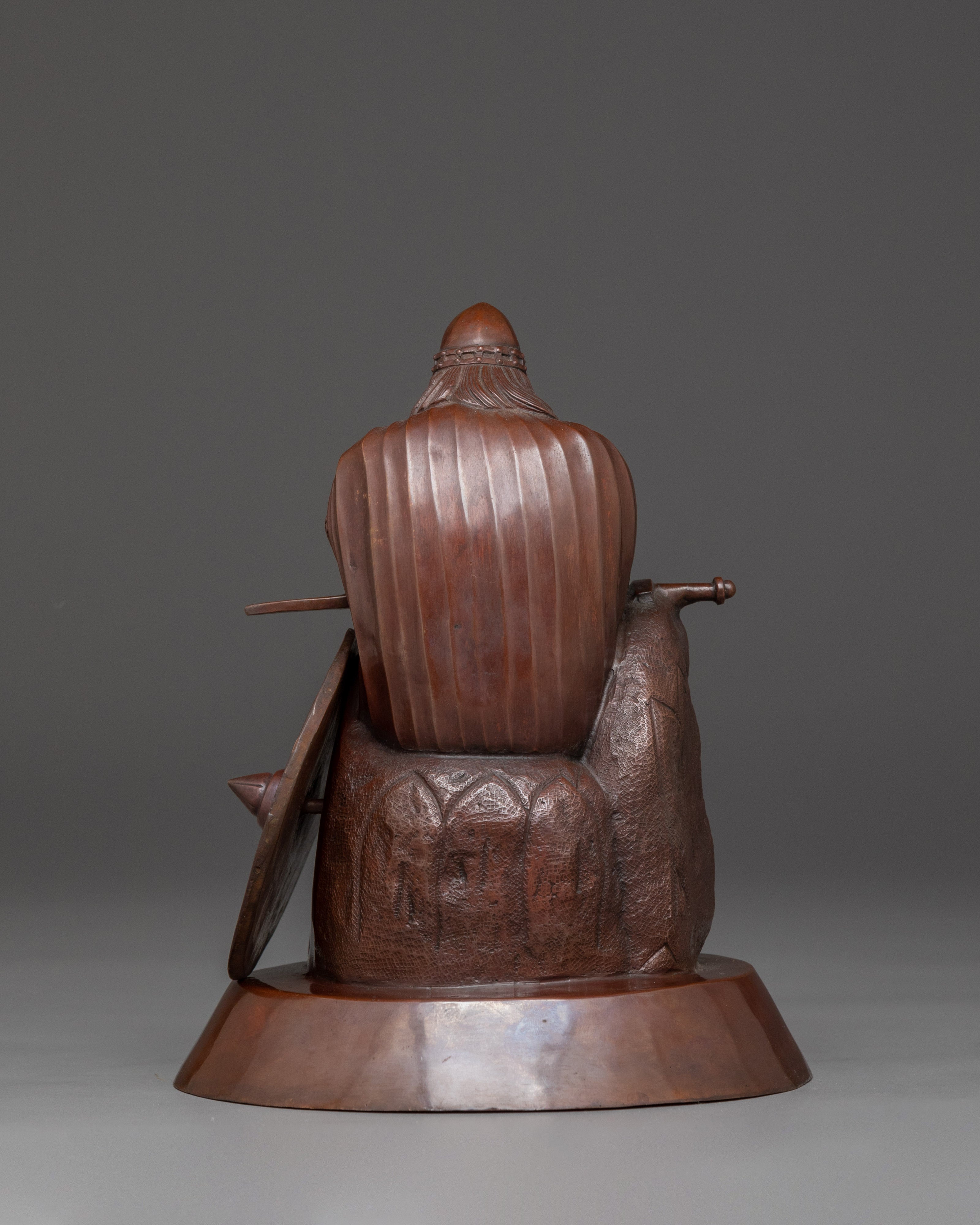 Handcrafted Holger Danske Statue | Danish Legendary Warrior Artwork