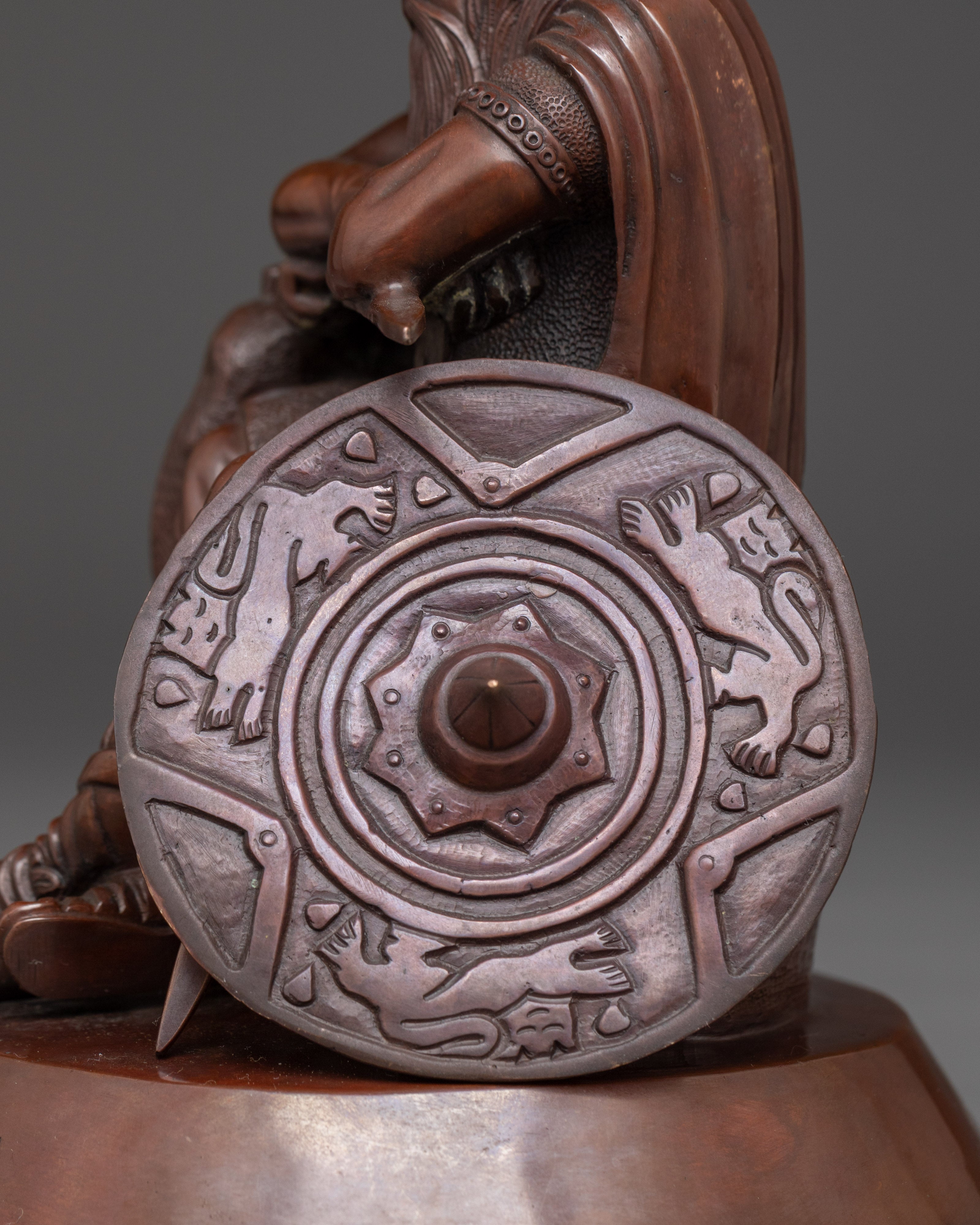 Handcrafted Holger Danske Statue | Danish Legendary Warrior Artwork
