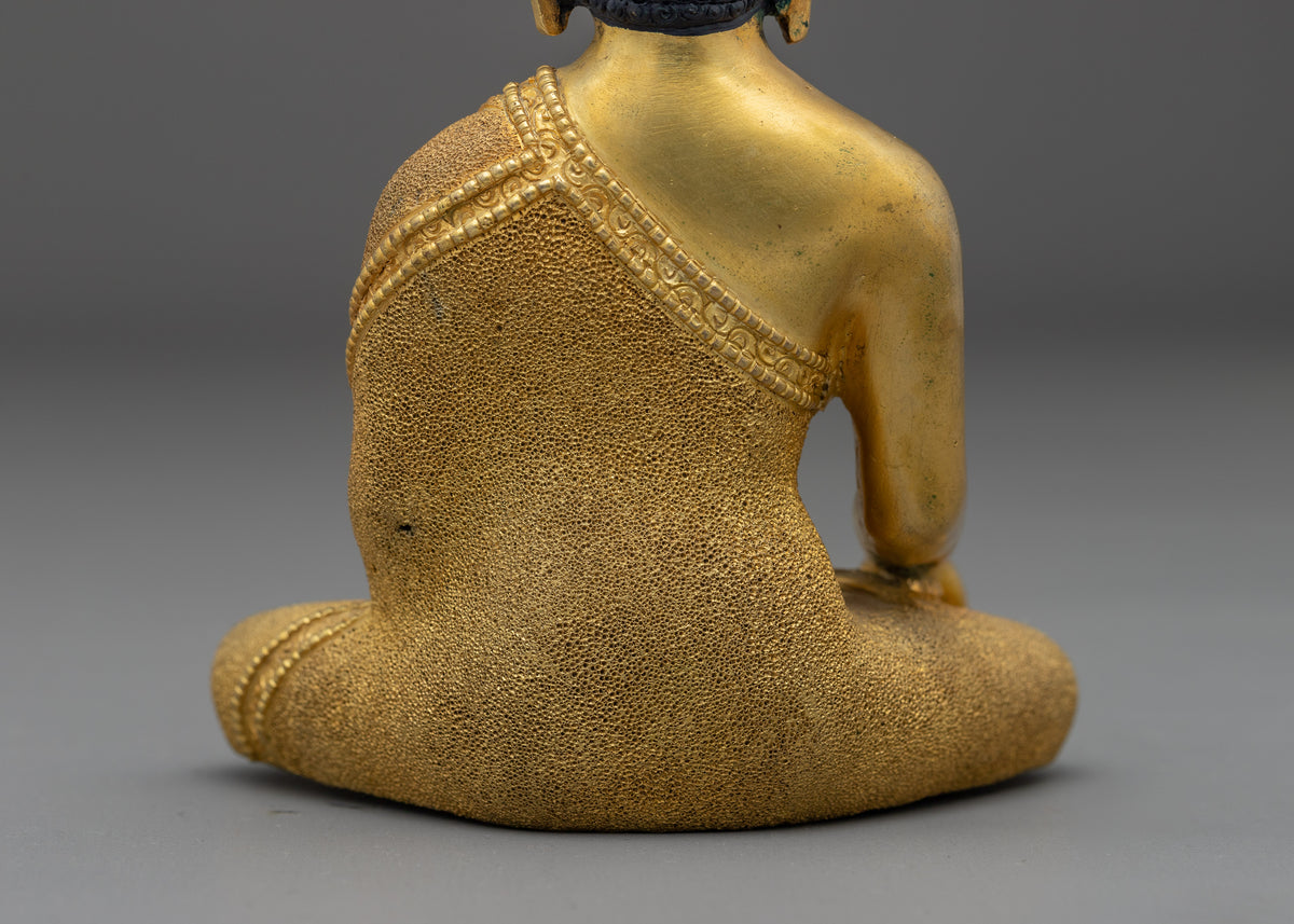 Traditional Gautam Budddha Statue | Sacred Tibetan Buddhist Artwork