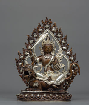 Sacred Simhanada Manjushri Statue