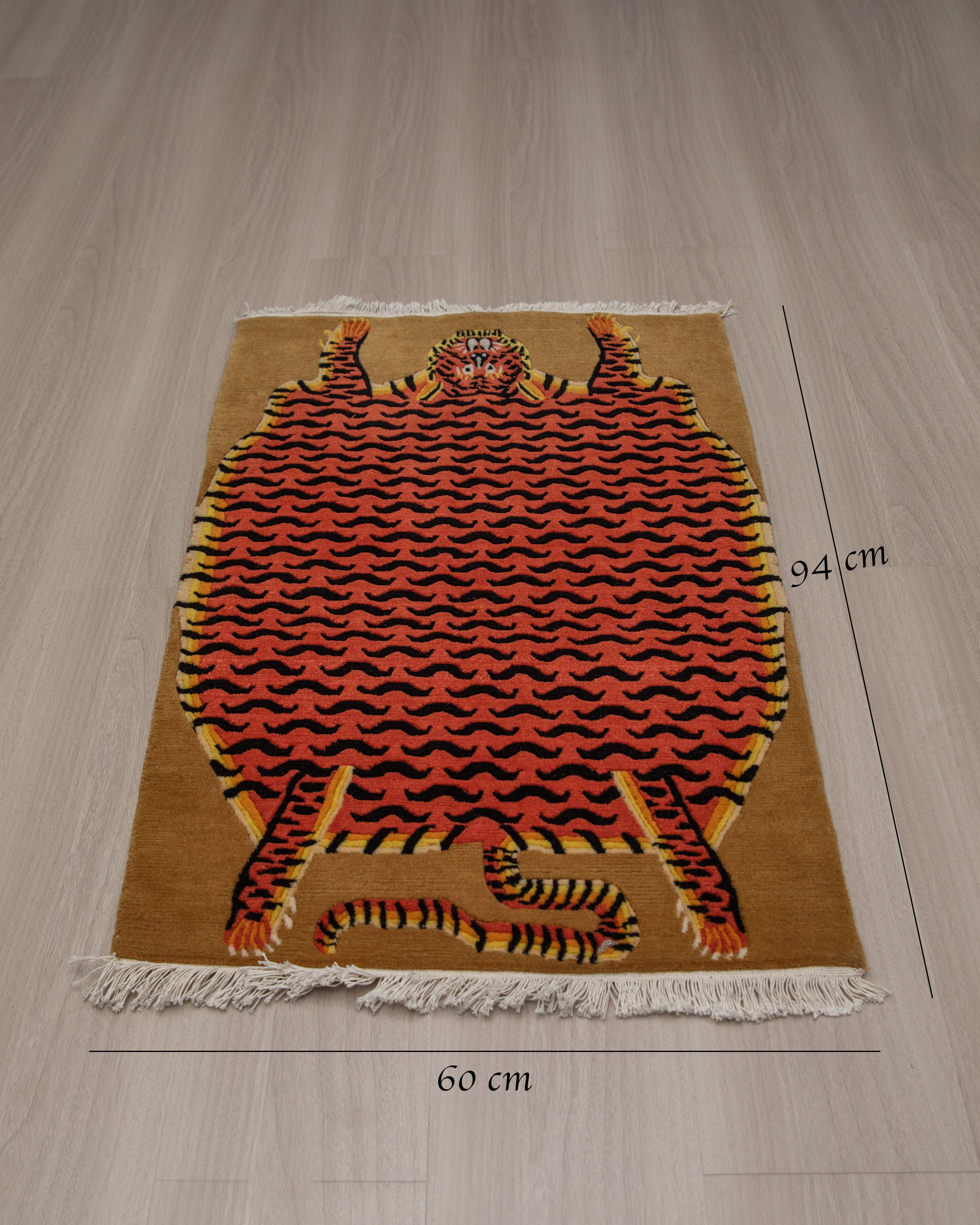 Traditional Wool Rug | Spiritual Artwork for Meditation