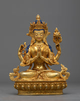 gold-gilded-chenrezig