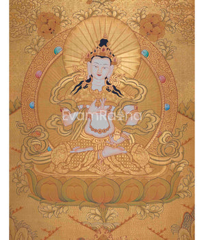 24K Gold Vajrasattva Thangka 