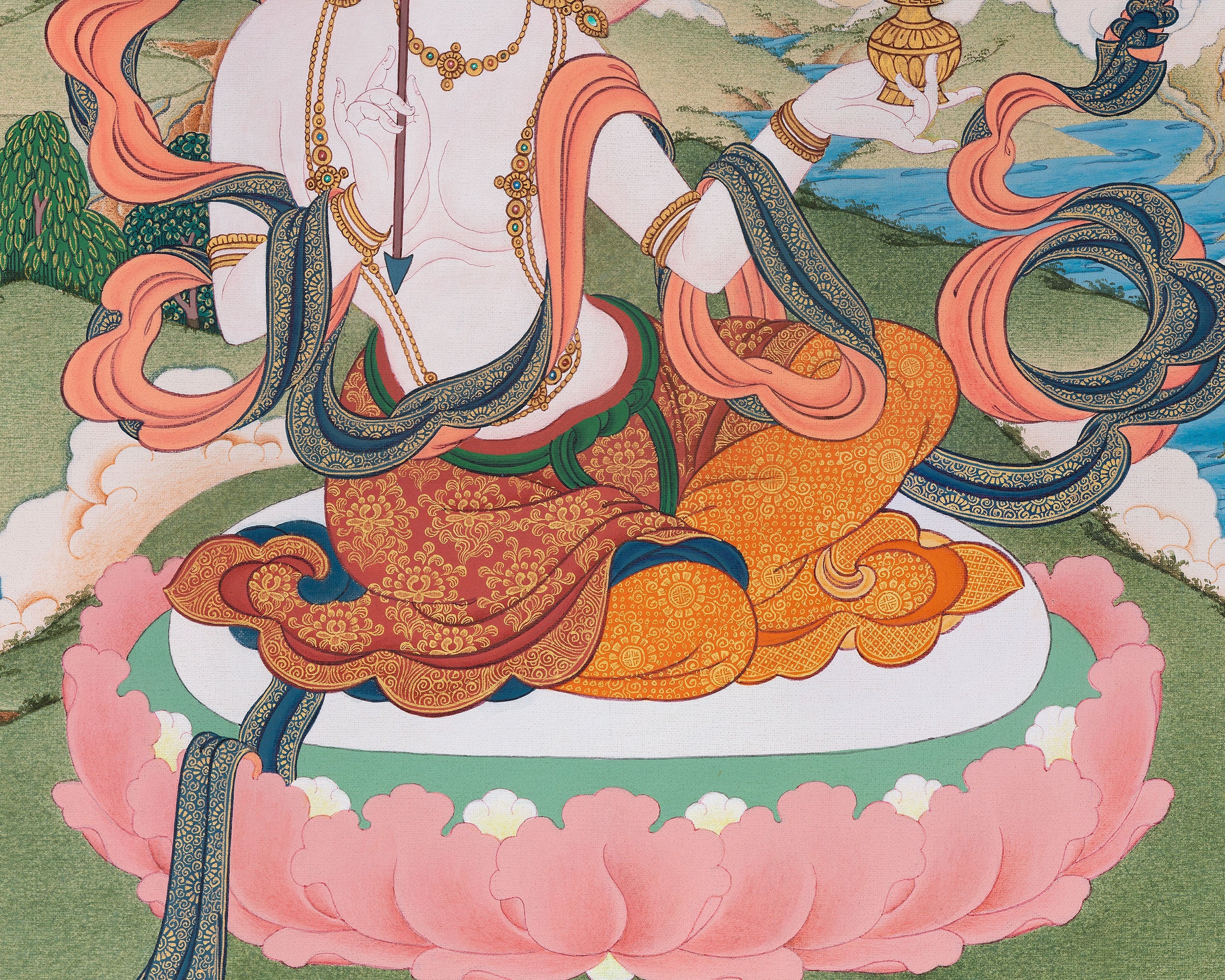 Mandarva Thangka Print | Wisdom Dakini | Digital Print