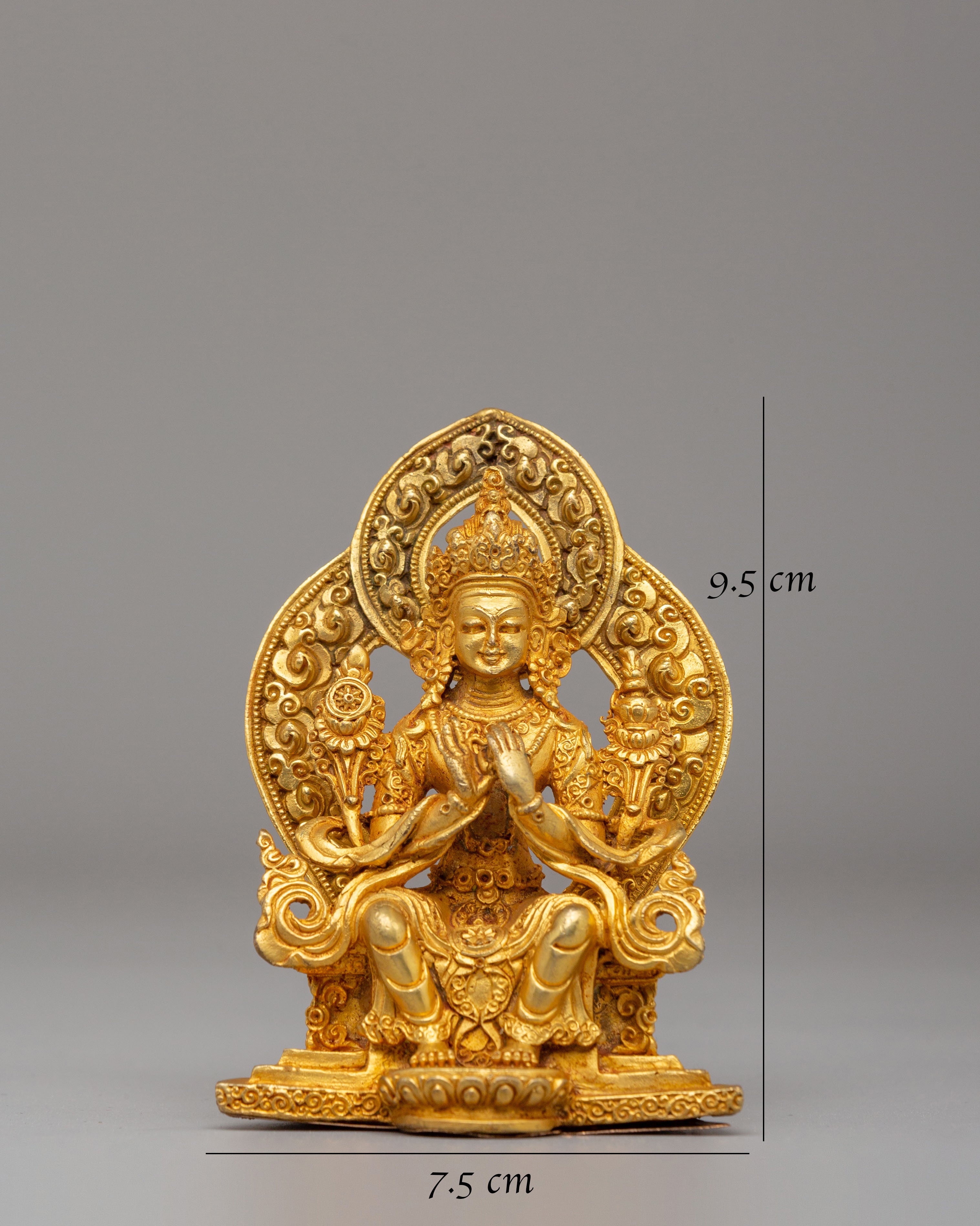 Tibetan Maitreya Buddha Altar Statue | Spiritual Home Decor