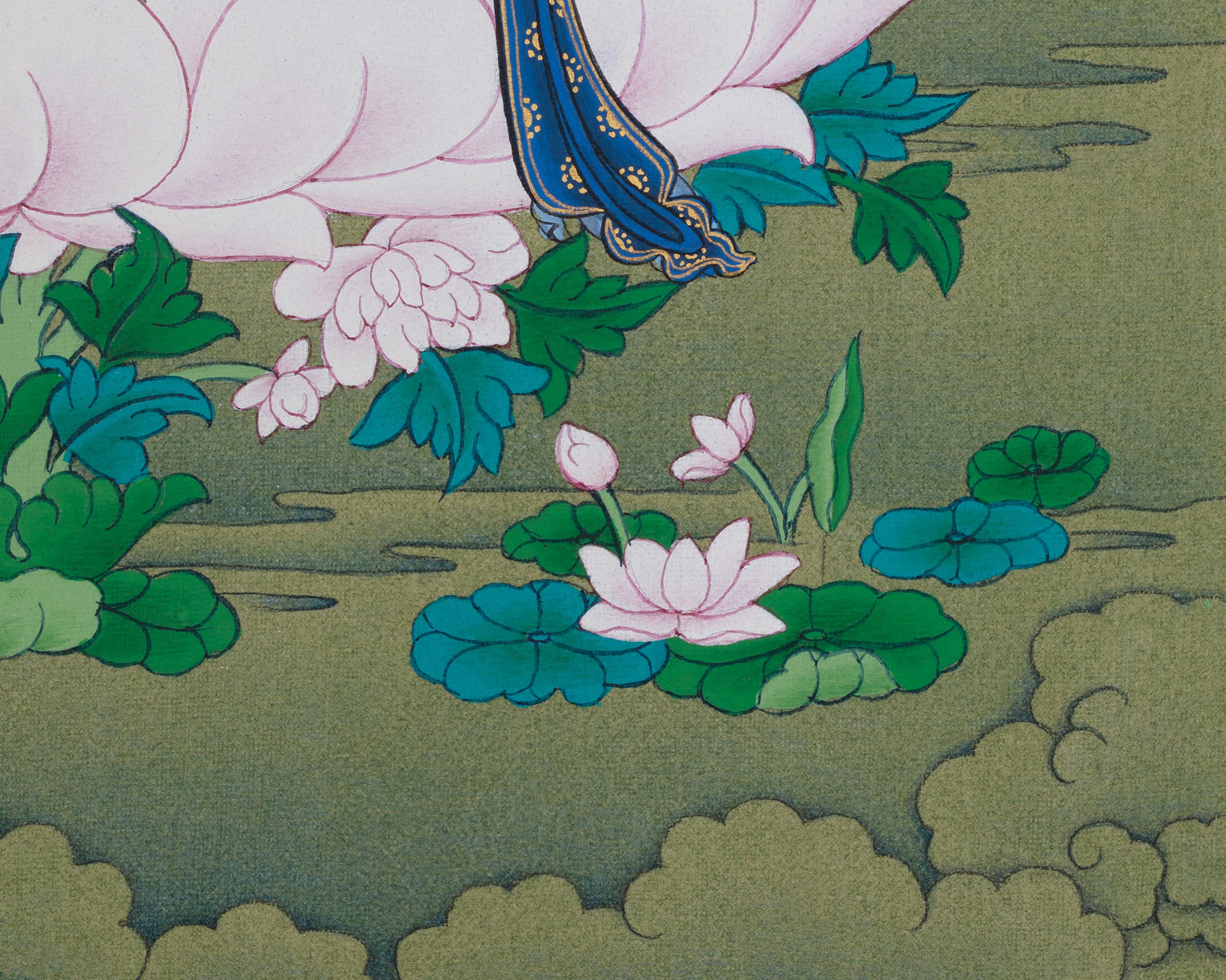 White Tara Goddess of Healing Thangka | A Divine Symbol of Compassion