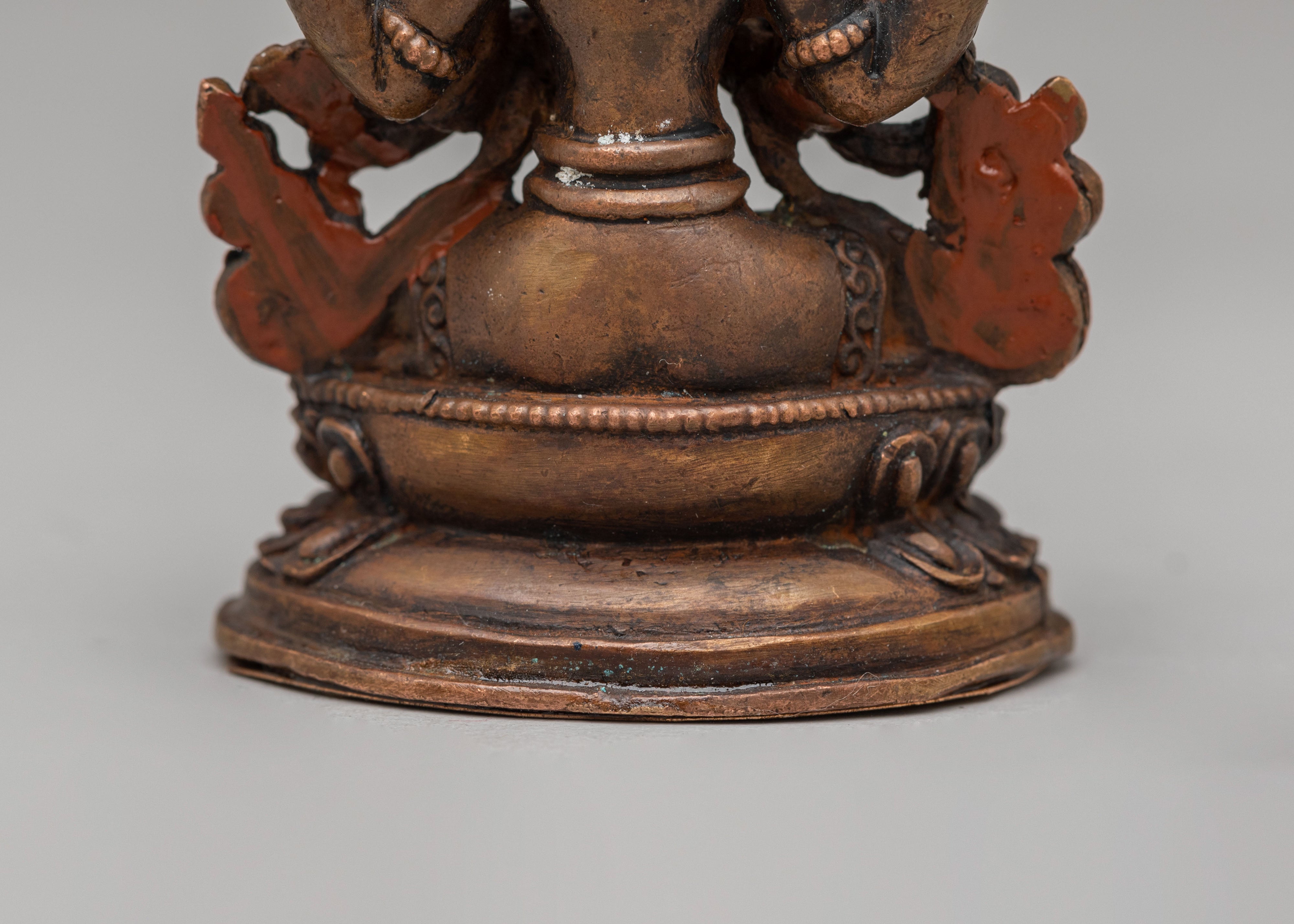 Spiritual Chenrezig Sculpture | Perfect for Meditation & Altar Spaces