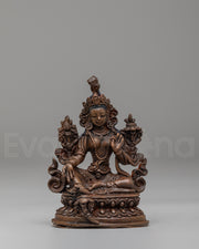 Divine Green Tara Deity Statue