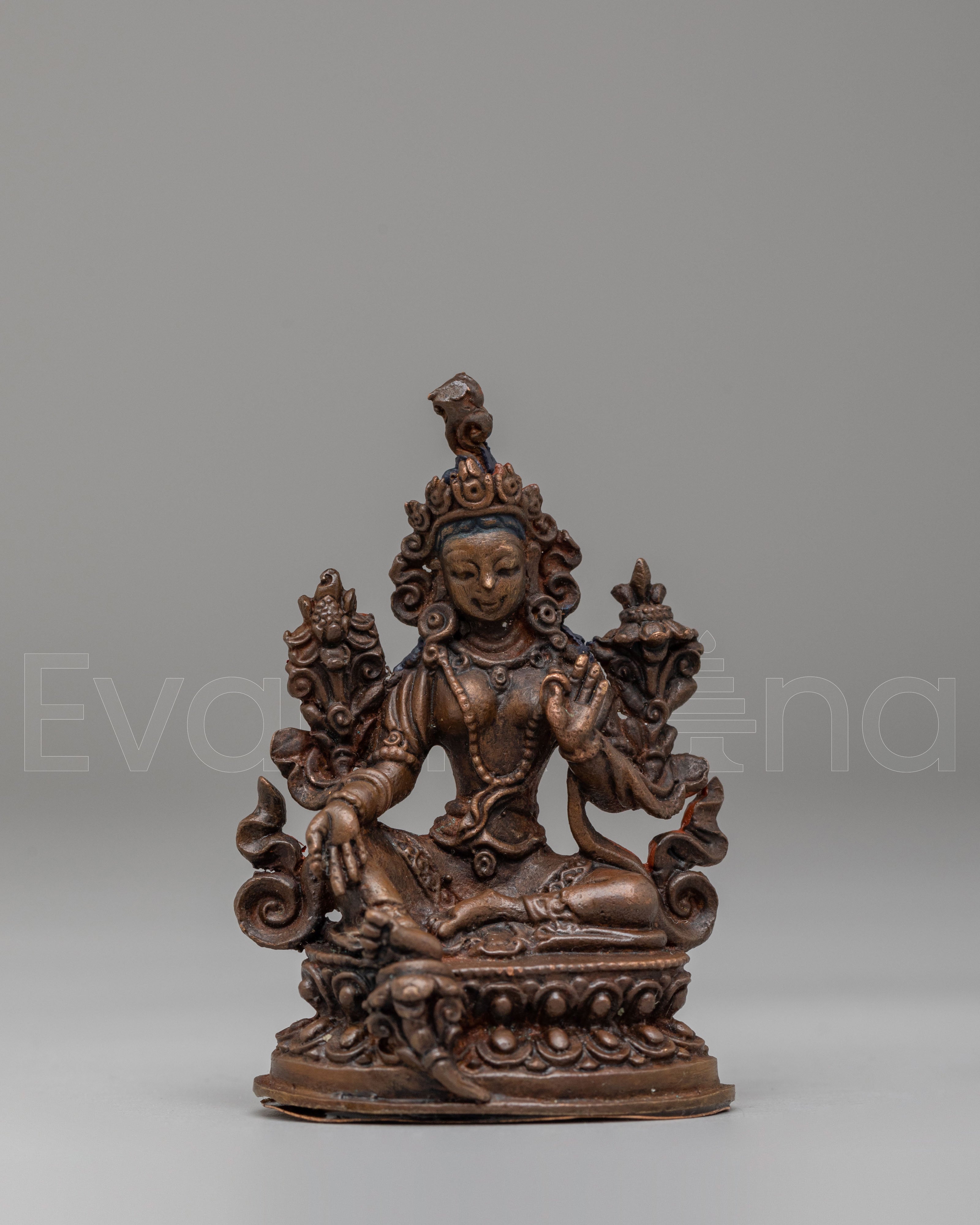 Divine Green Tara Deity Statue
