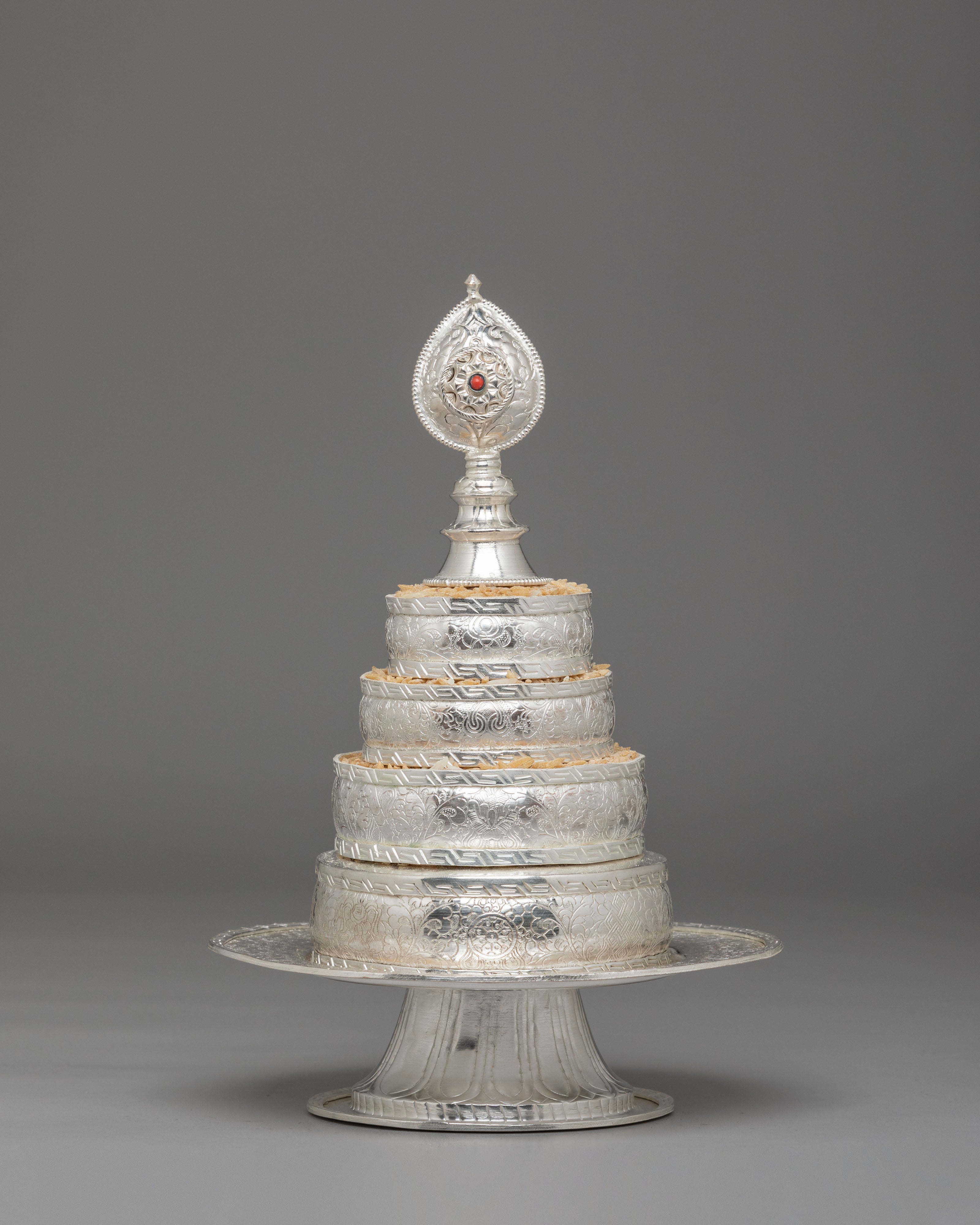 Sacred Ritual Offering Set | Buddhist Ceremonial Tools
