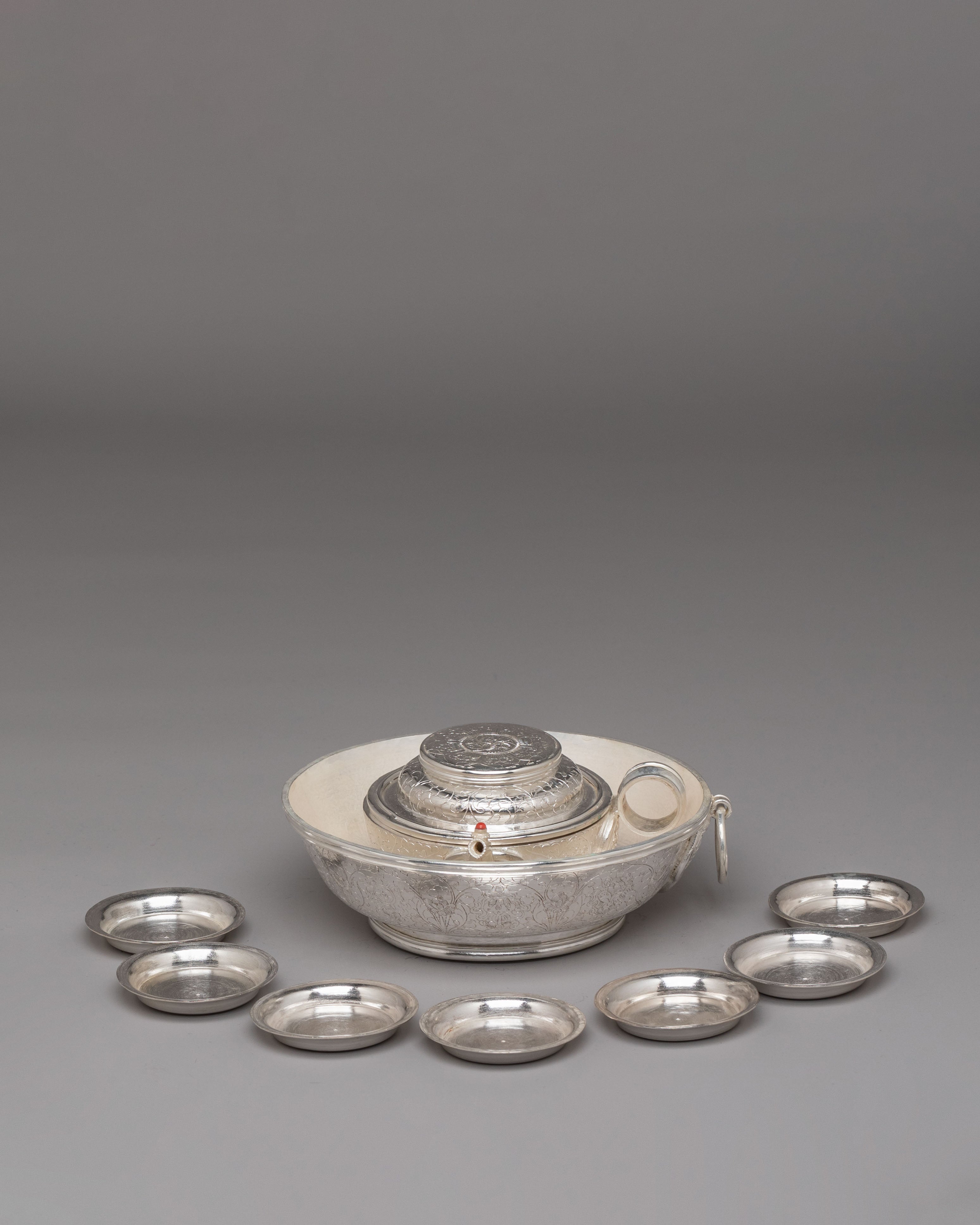 Sacred Ritual Offering Set | Buddhist Ceremonial Tools
