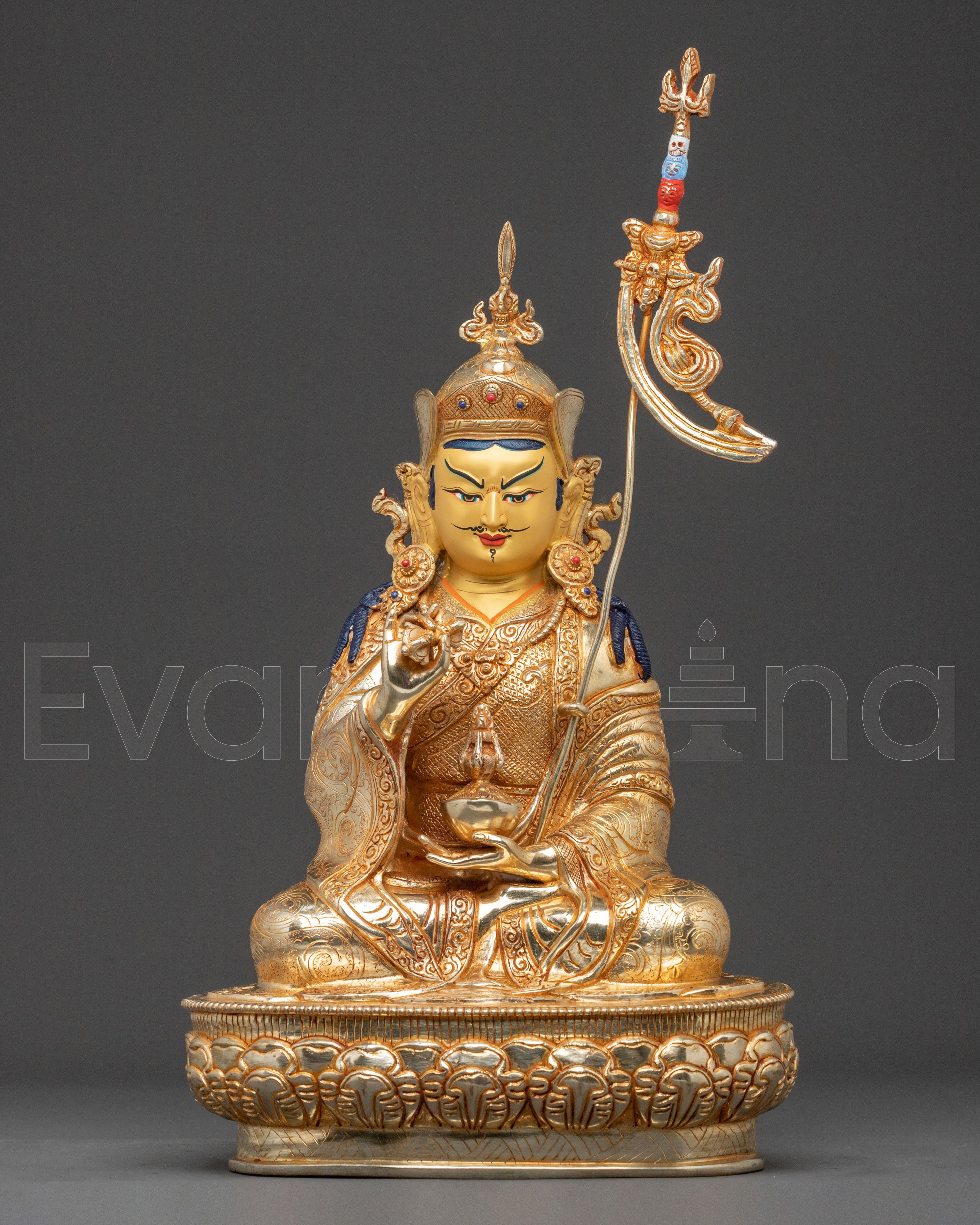Traditional Tibetan Guru Tsokye Dorje Statue