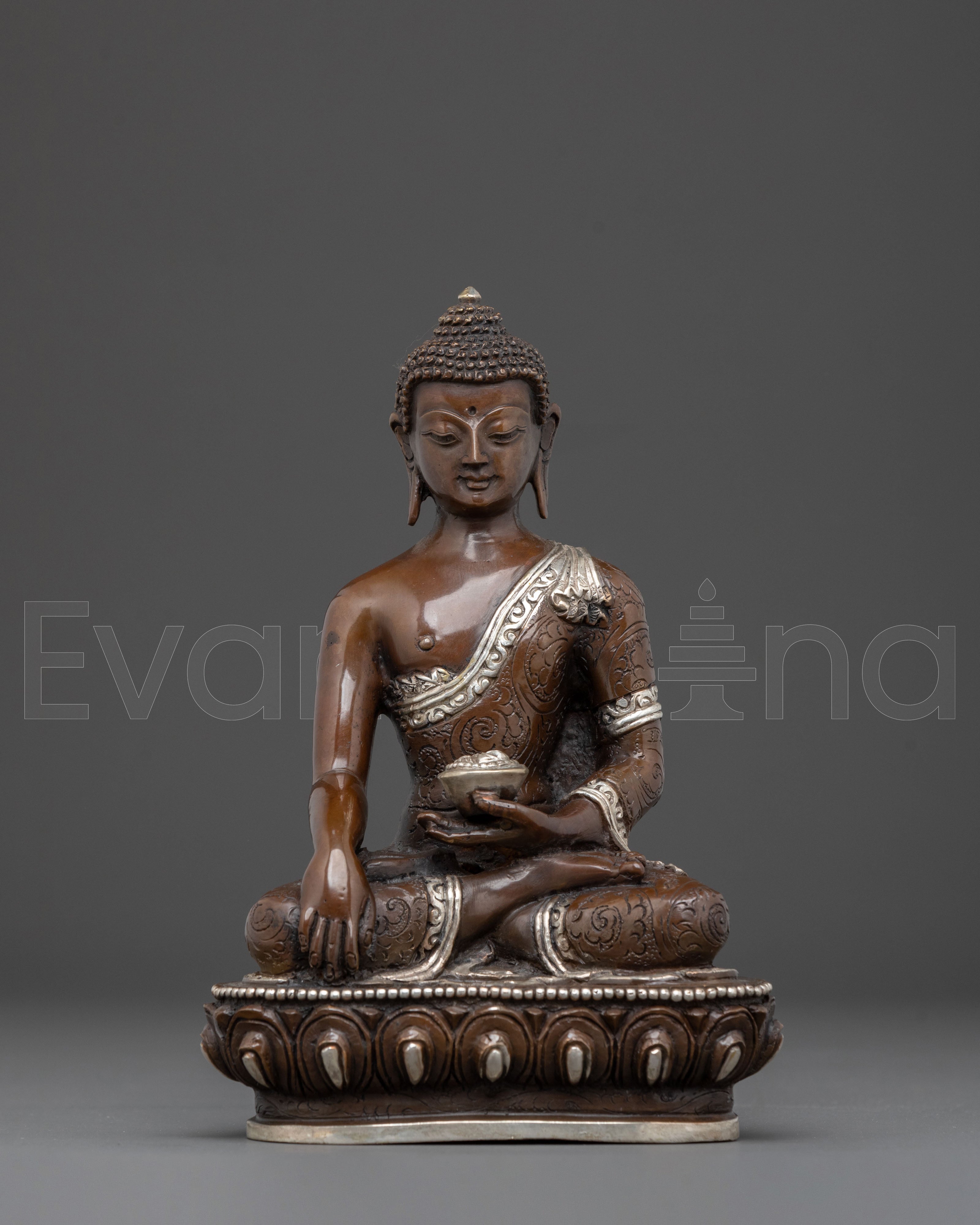 Shakyamuni Buddha Statue Of Divine Enlightenment | Sacred Meditation Altar Decor