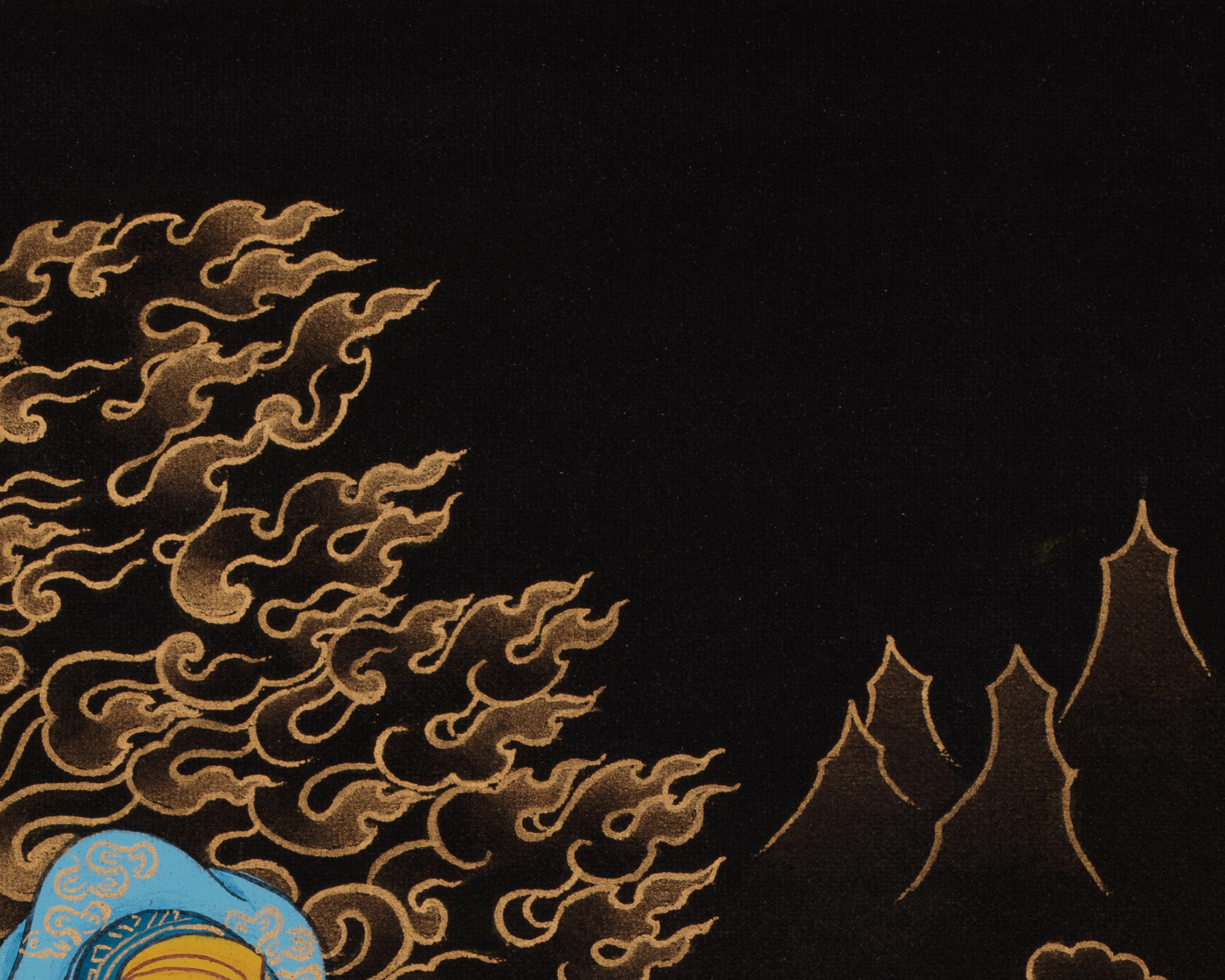 Sacred Dorje Drollo Thangka | Symbol of Fierce Compassion, Awakened Presence