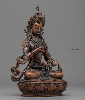 Handcrafted Vajrasattva Statue | Radiating Spiritual Purity and Enlightenment