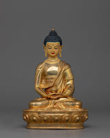 Handmade Golden Amitabha Buddha Statue 