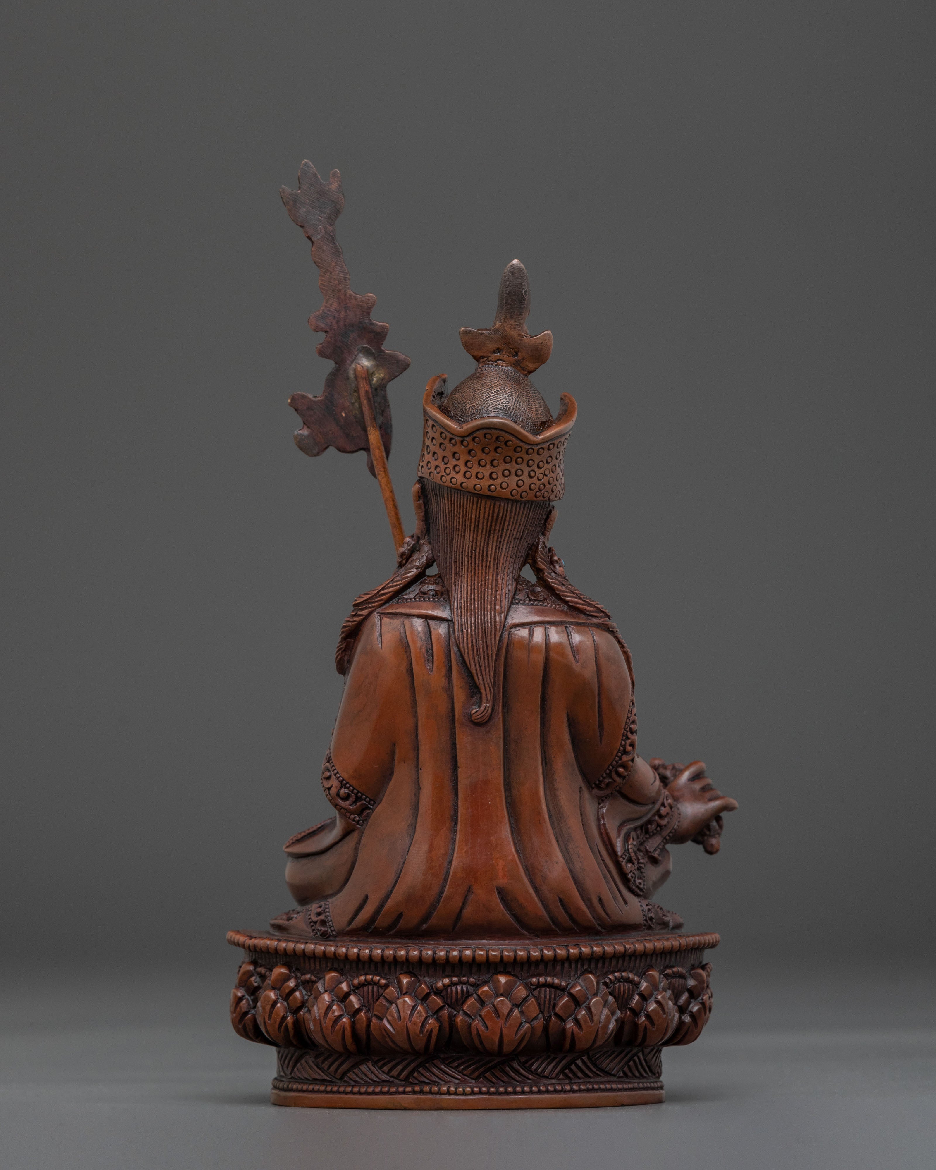 Guru Rinpoche Oxidized Copper Statue | Padmasambhava Buddhist Art