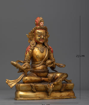 Kagyu Master Tilopa Antique Statue | A Beacon of Mystical Teachings