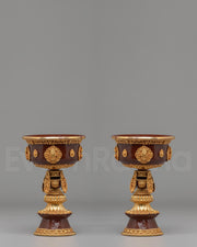 Butter Lamp Set For Light Offerings 
