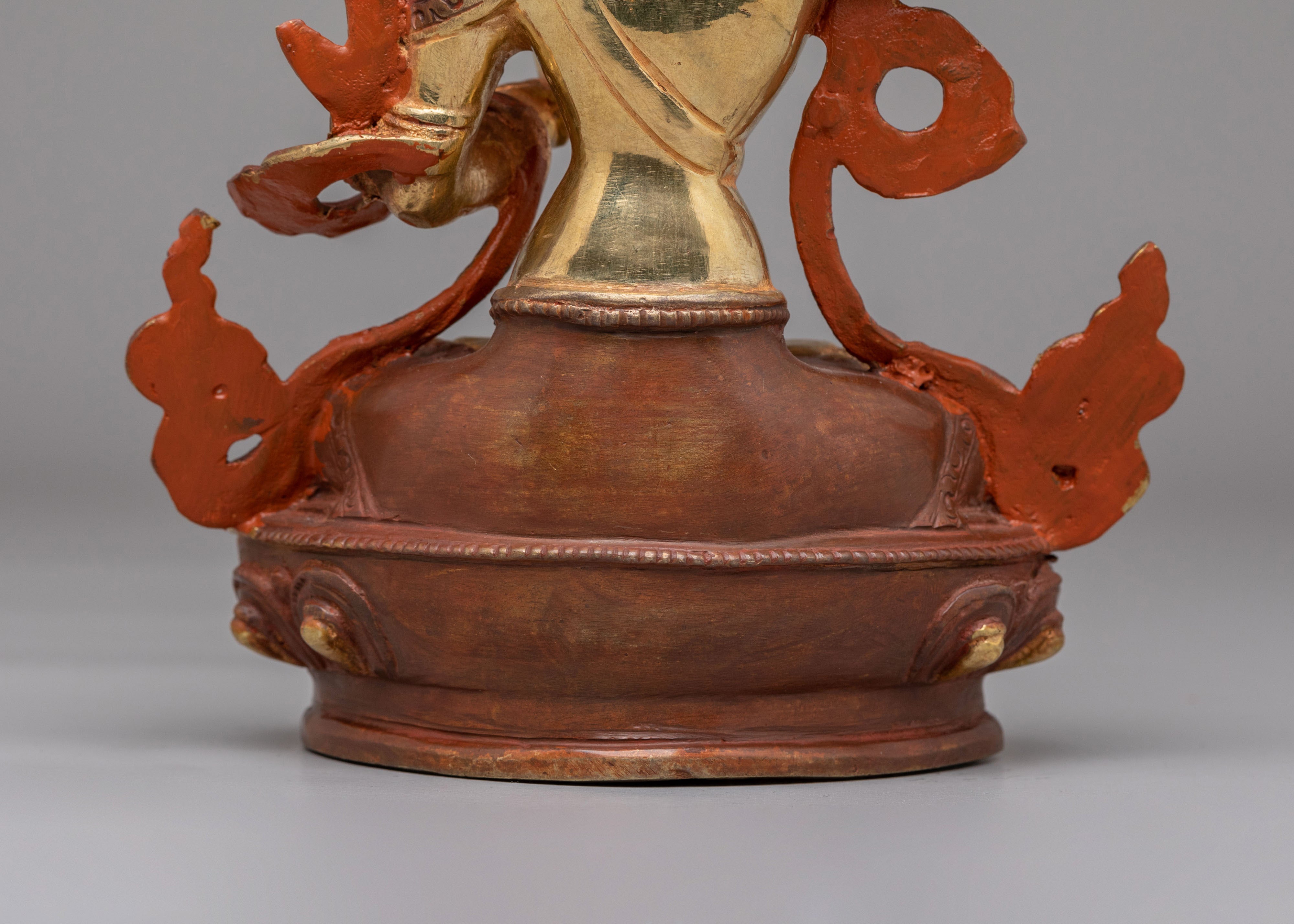 Spiritual Wisdom Deity Manjushri Statue | Himalayan Artwork