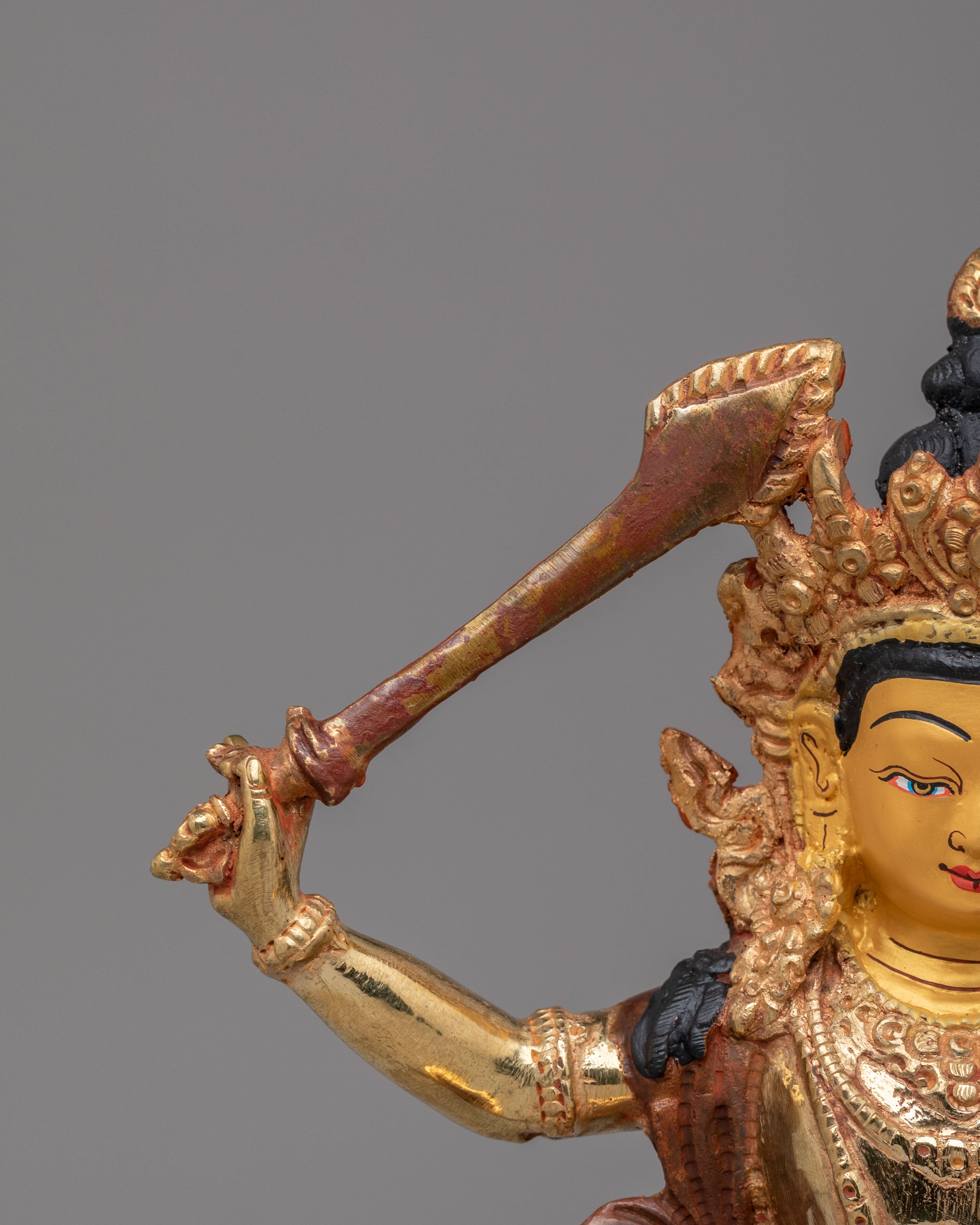 Spiritual Wisdom Deity Manjushri Statue | Himalayan Artwork