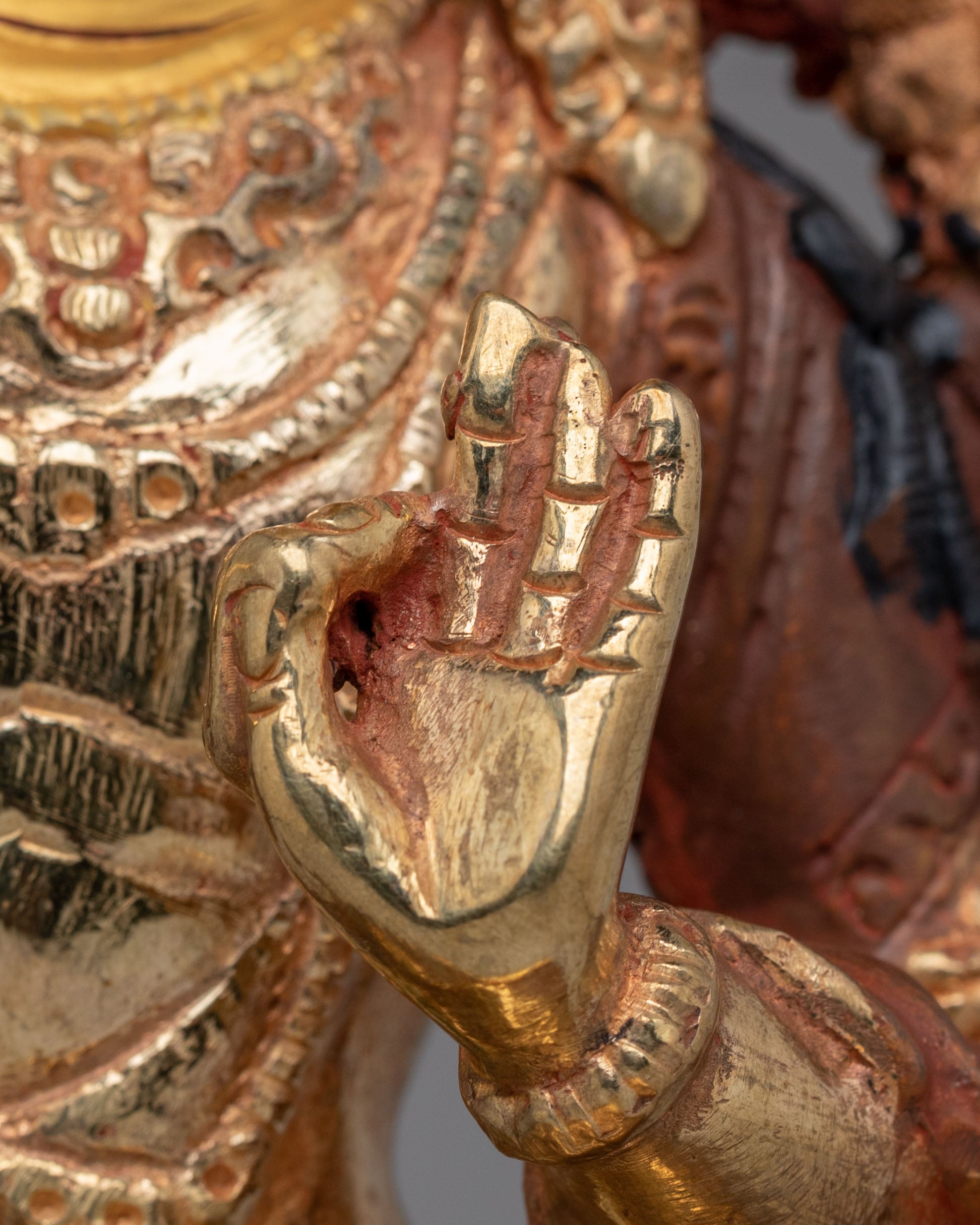 Spiritual Wisdom Deity Manjushri Statue | Himalayan Artwork