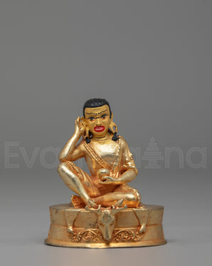 Buddhist Master Milarepa Yogi Statue 