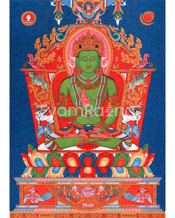 amoghasiddhi-buddha-thangka-print